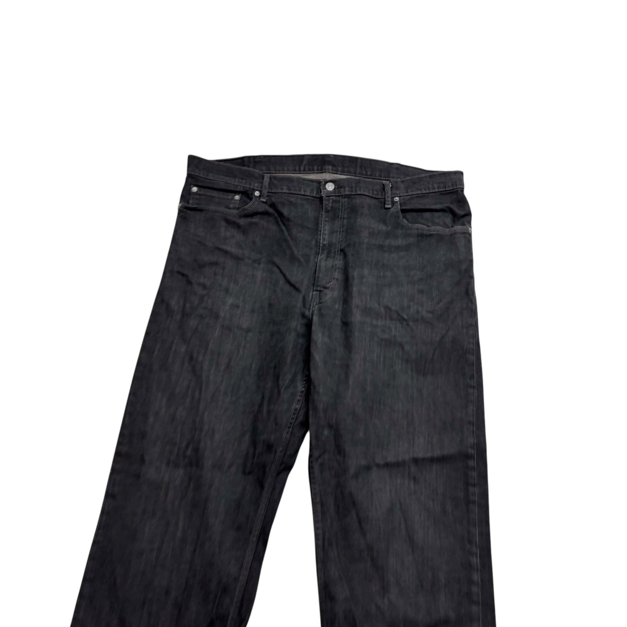Levis 559 Jeans W44 L32 Mens Black Baggy Relaxed Straight Fit Stretch Denim