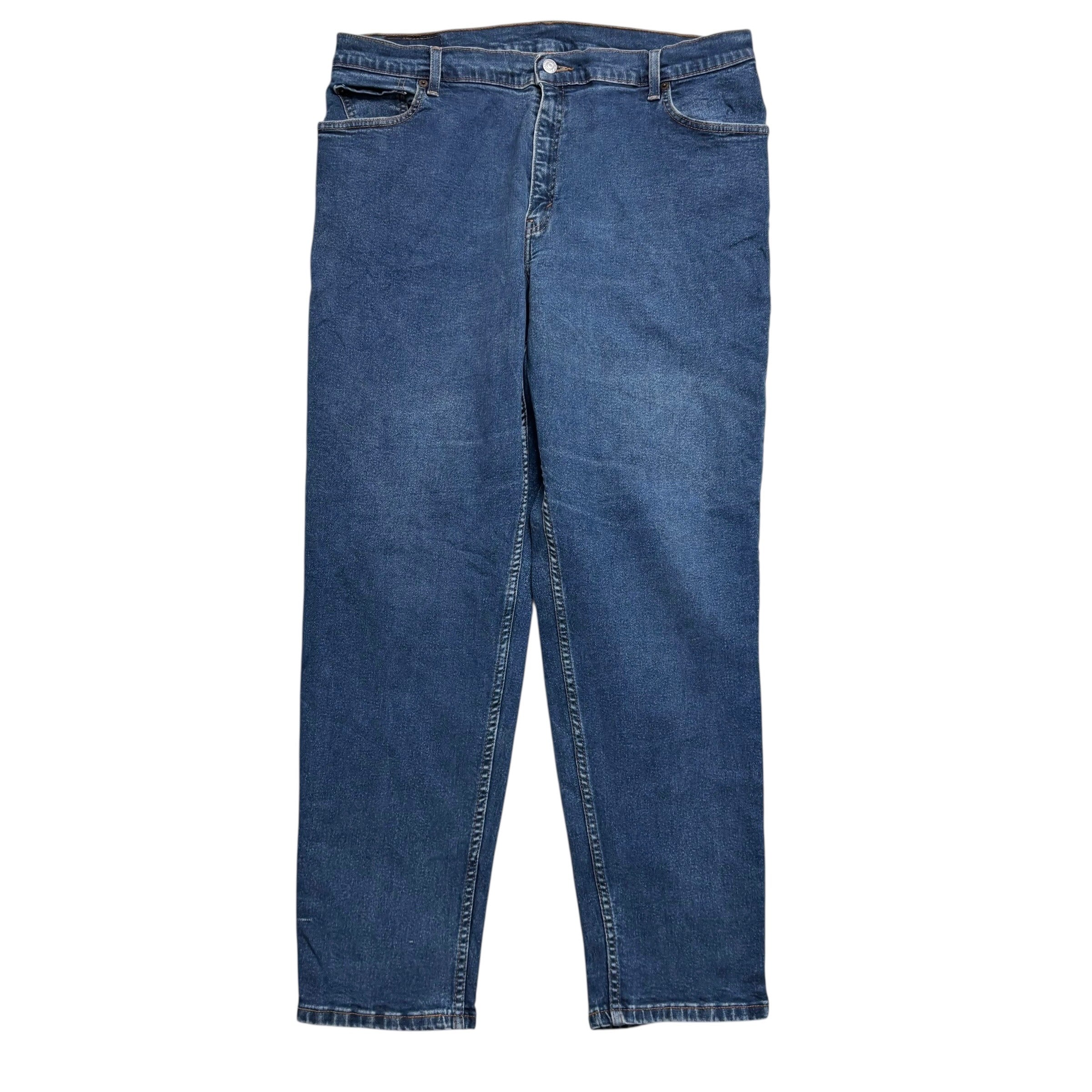 Levis 550 Jeans W36 L30 Womens Mid Blue Relaxed Taper Stretch Vintage (E)