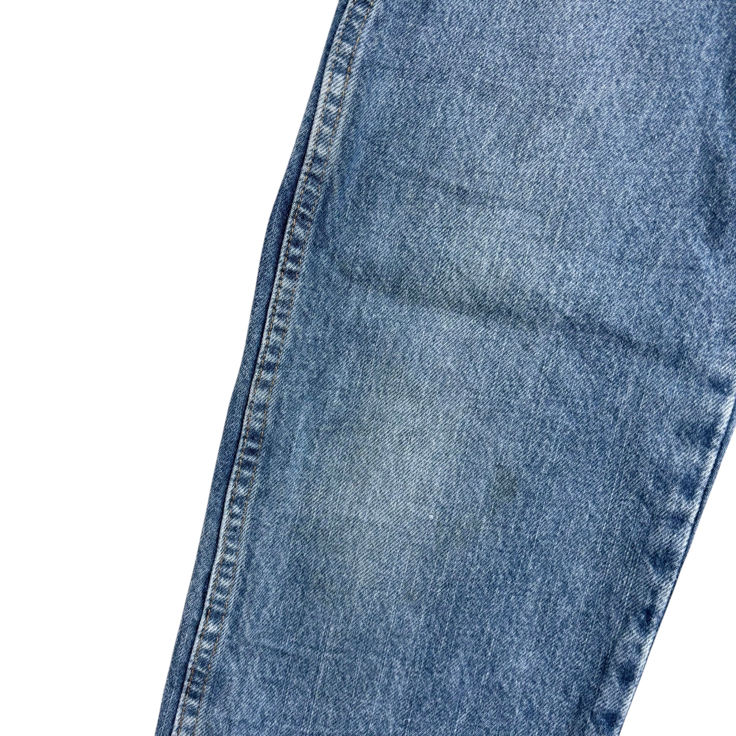 Wrangler Jeans W29 L32 Mens Regular Straight Fit Light Blue Denim