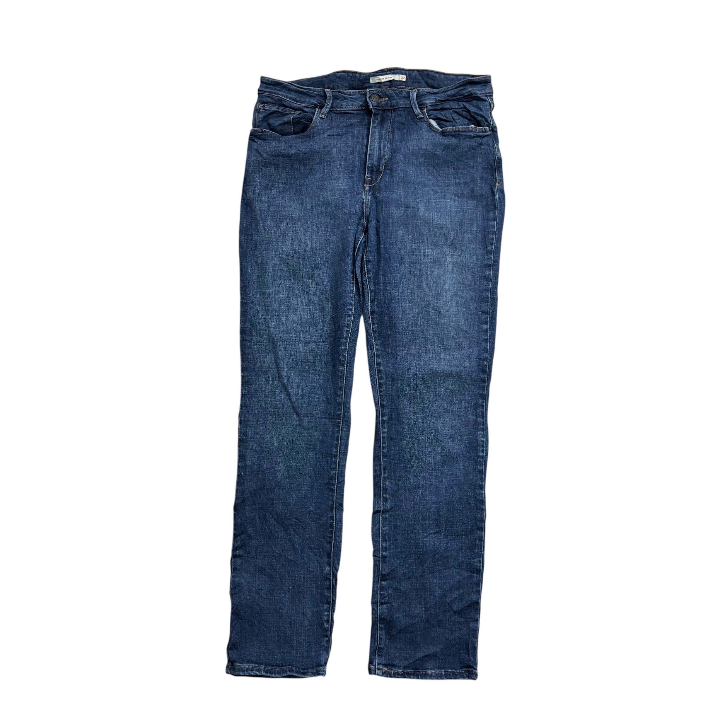 Levis Jeans W32 L30 Womens Mid Rise Skinny Fit Dark Blue Stretch Denim