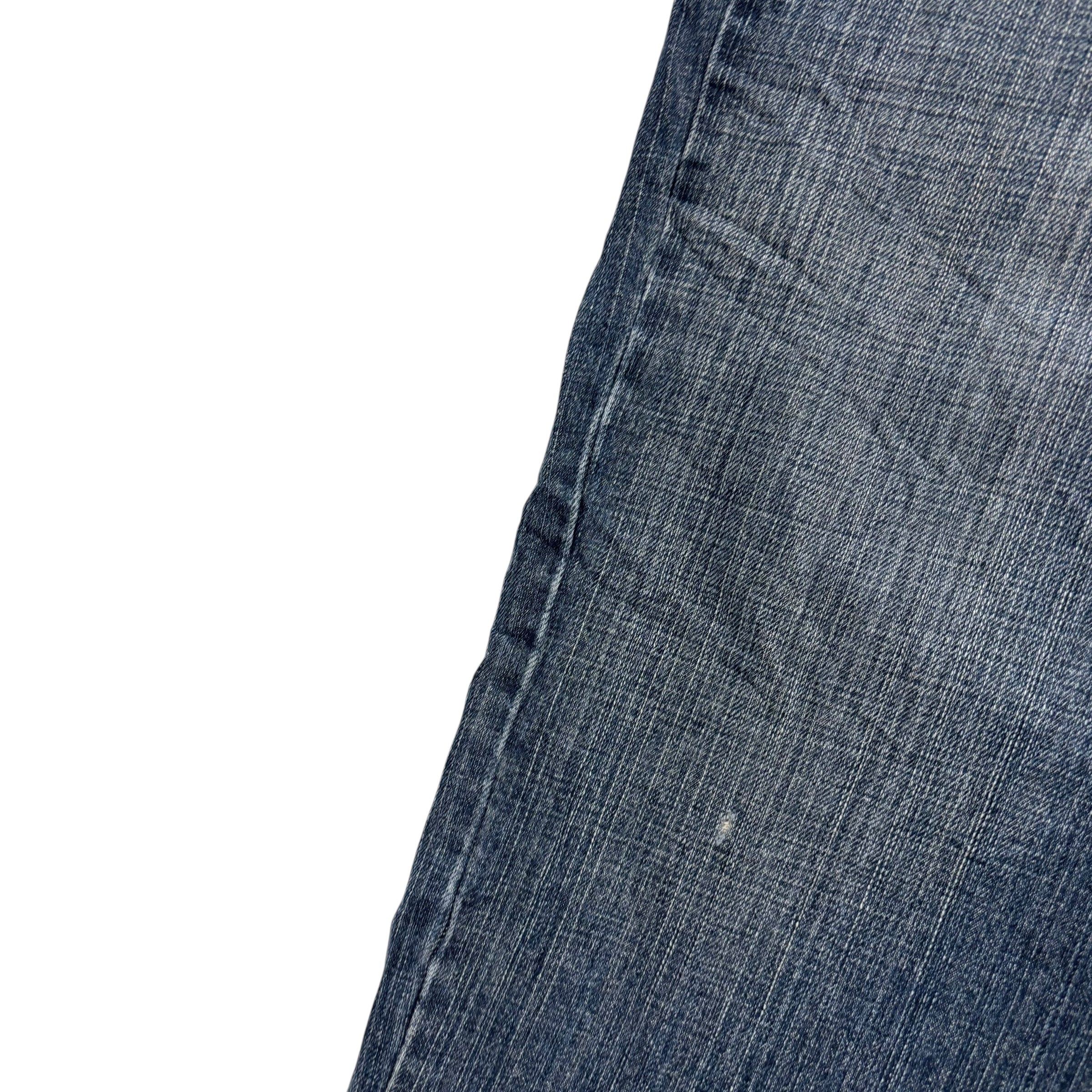 Levis 550 Jeans W42 L34 Mens Dark Blue Relaxed Straight Fit Denim