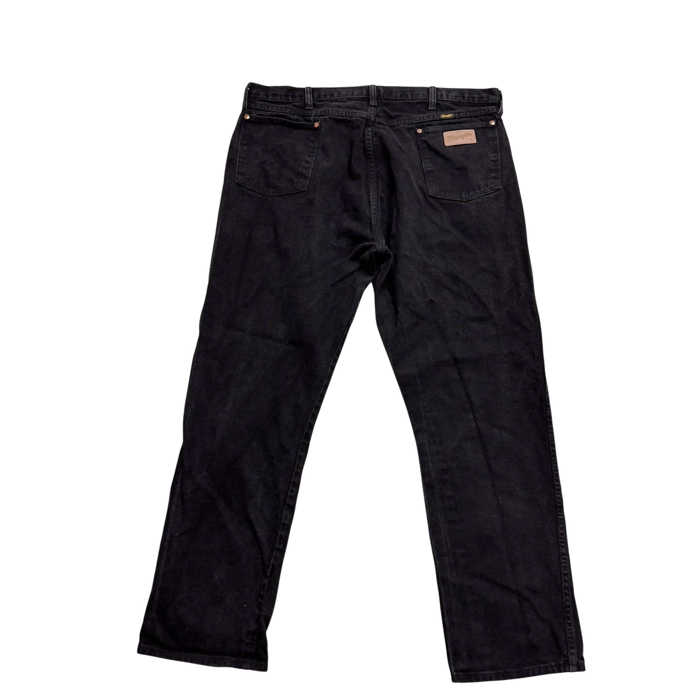 Wrangler Jeans Cowboy Cut W40 L32 Mens Black 13MWZ Original Fit Denim (E)