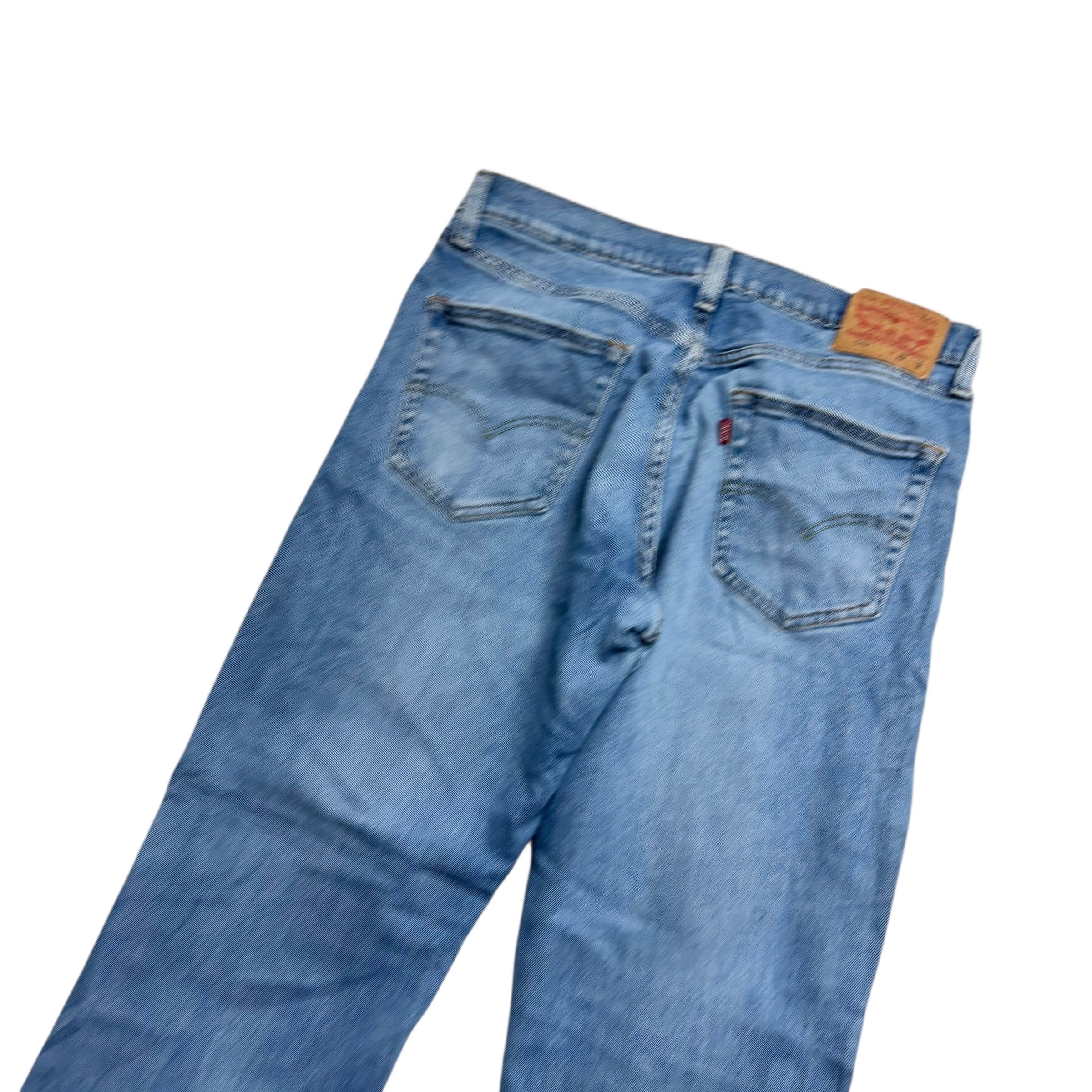 Levis 541 Jeans W32 L31 Mens Light Blue Athletic Tapered Fit Stretch Denim