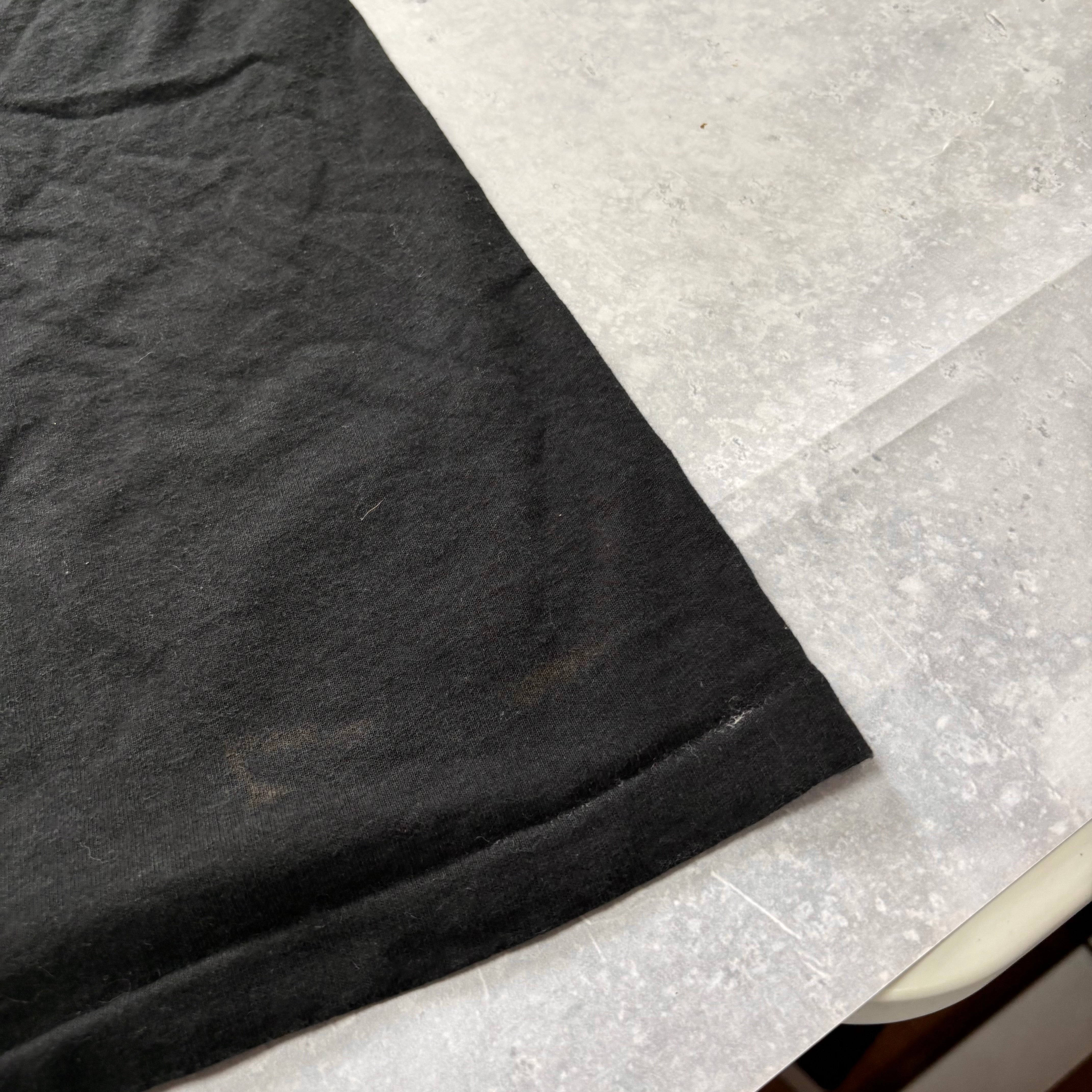 Vintage T Shirt Mens XL Black Single Stitch Graphic Print 90s USA Wolves