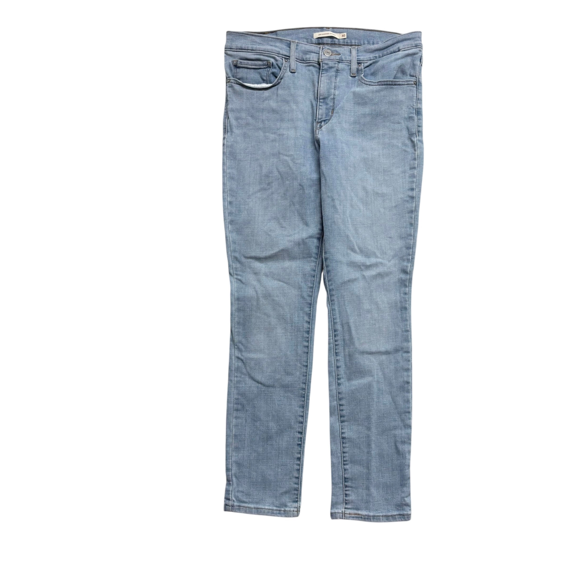 Levis 311 Jeans W30 L28 Womens Light Blue Shaping Skinny Stretch Denim