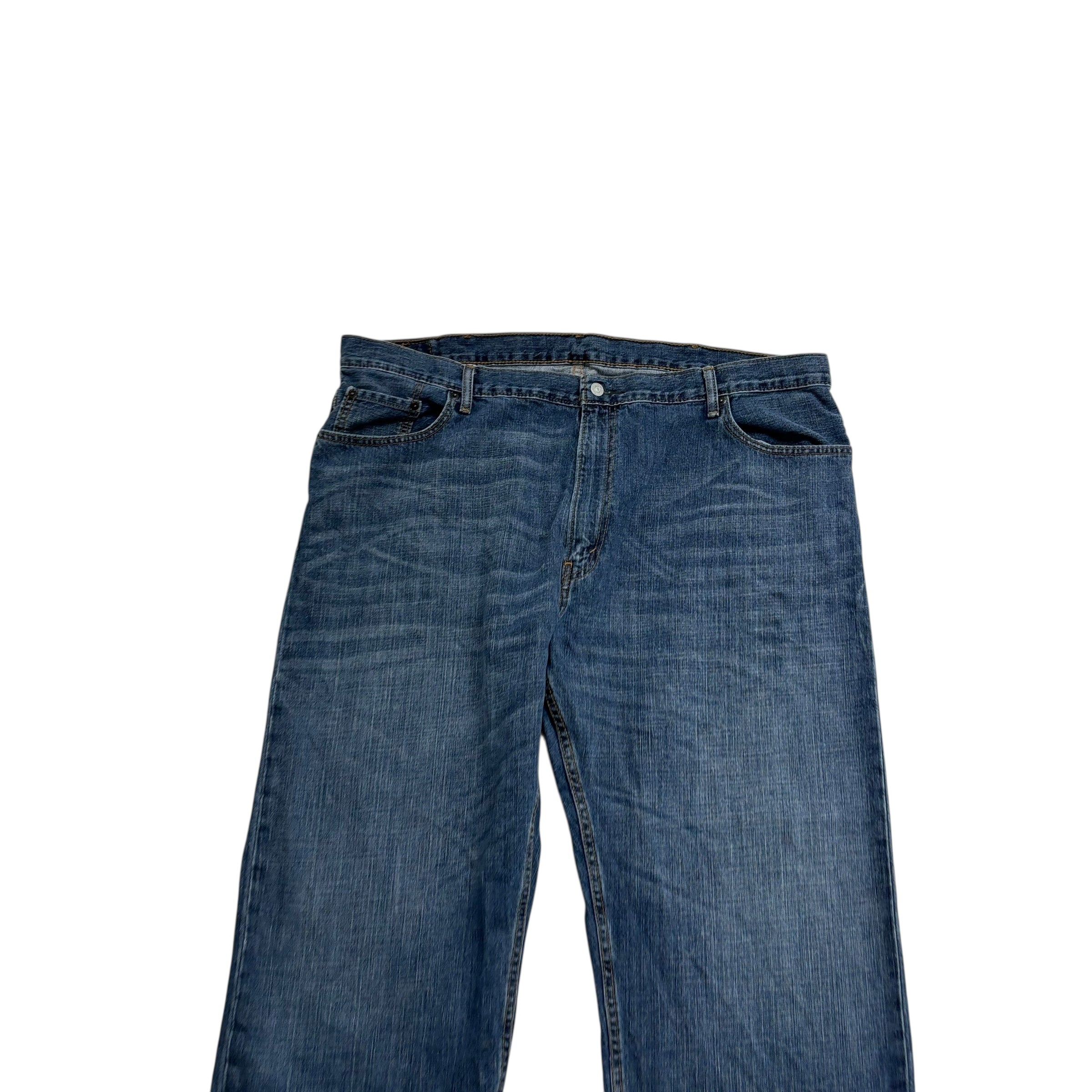 Levis 559 Jeans W46 L30 Mens Mid Blue Baggy Relaxed Straight Fit Denim (E)