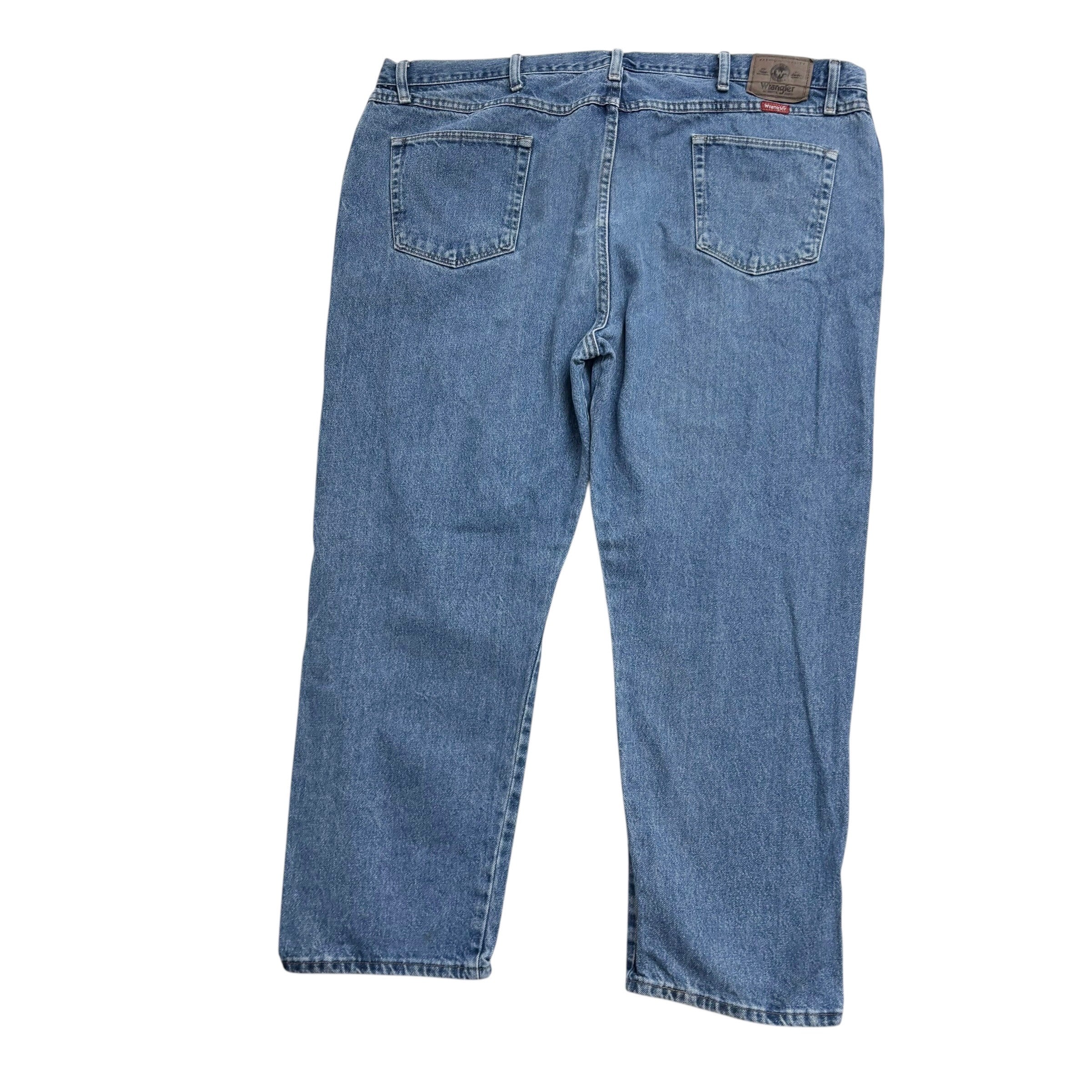 Wrangler Jeans W46 L29 Mens Light Blue Regular Straight Fit Denim (E)