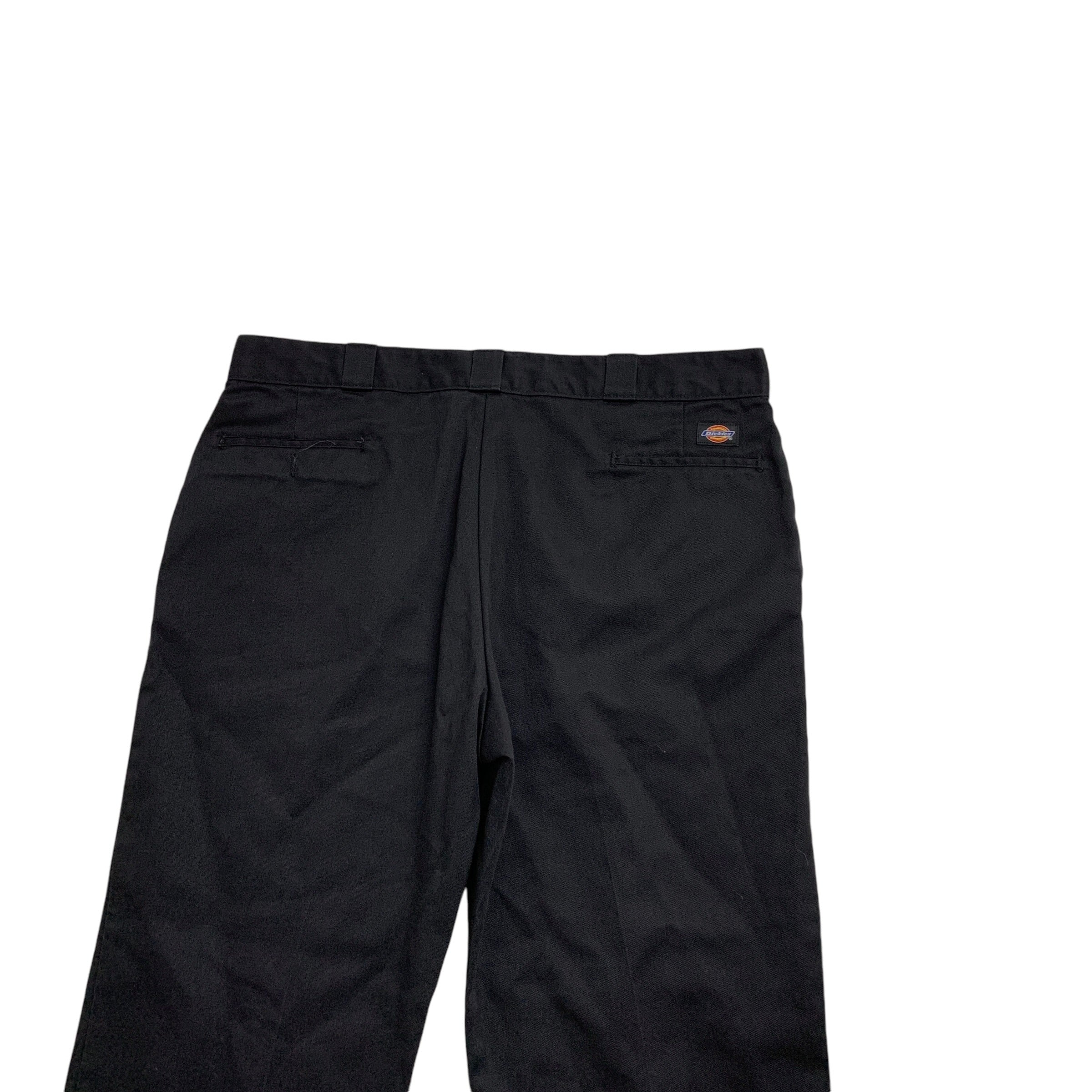 Dickies Trousers W40 L30 Mens Black Pants Relaxed Straight Fit Workwear