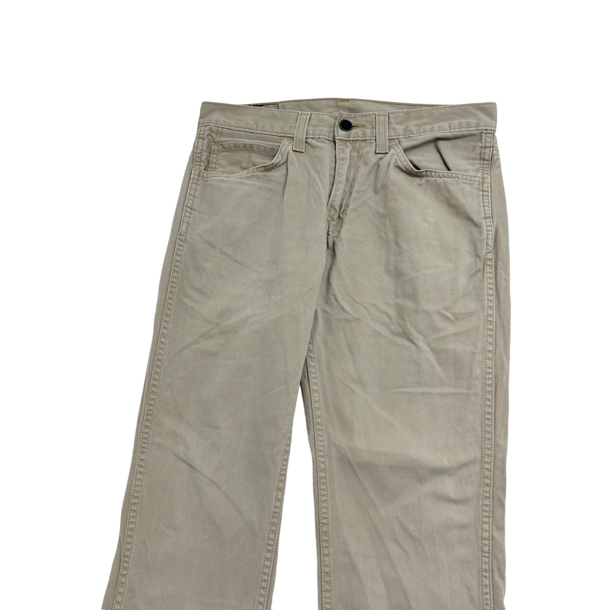 Levis 511 Trousers W31 L29 Mens Beige Stone Slim Fit Cotton Pants