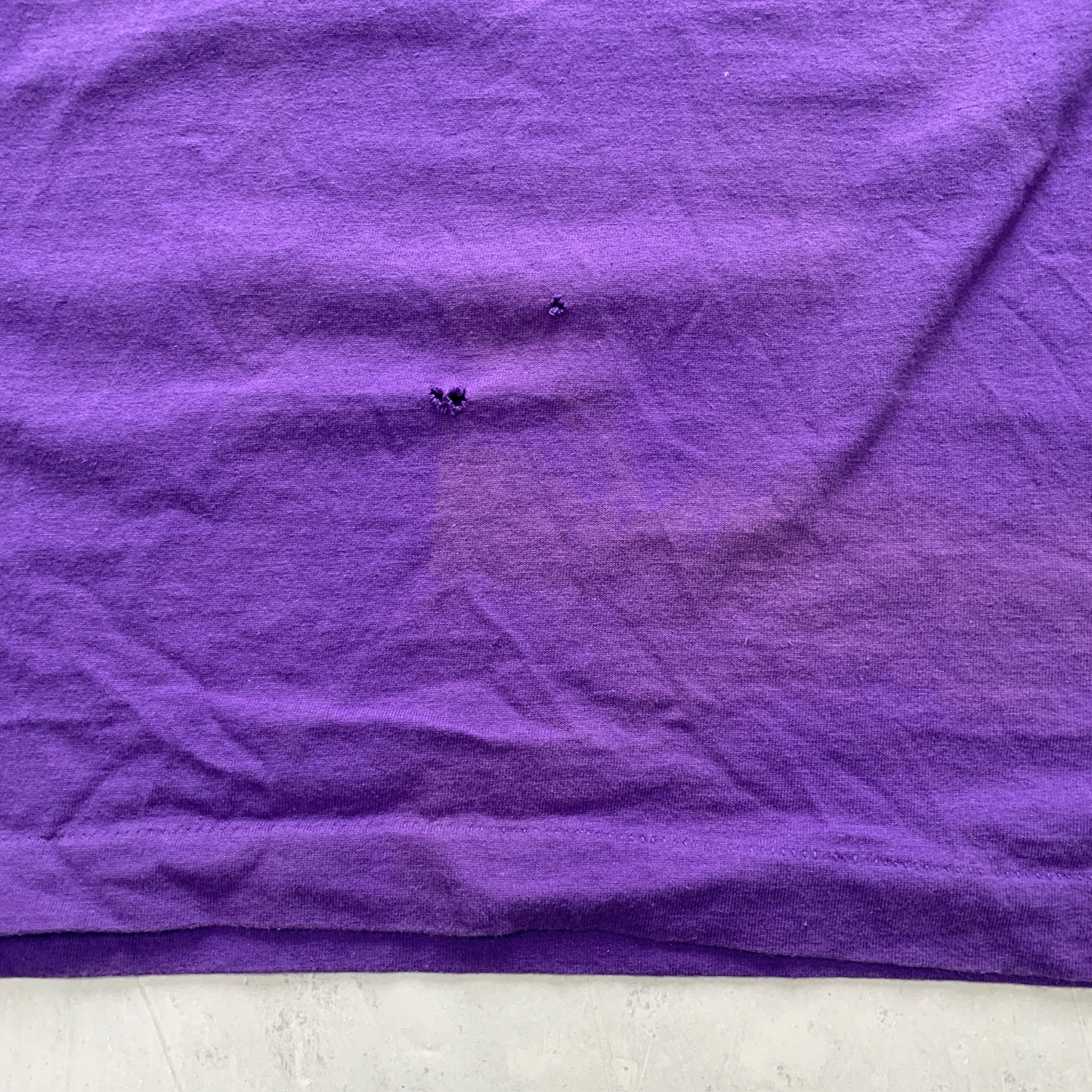 Vintage T Shirt Mens Large Purple Single Stitch Graphic Print 90s Tourist