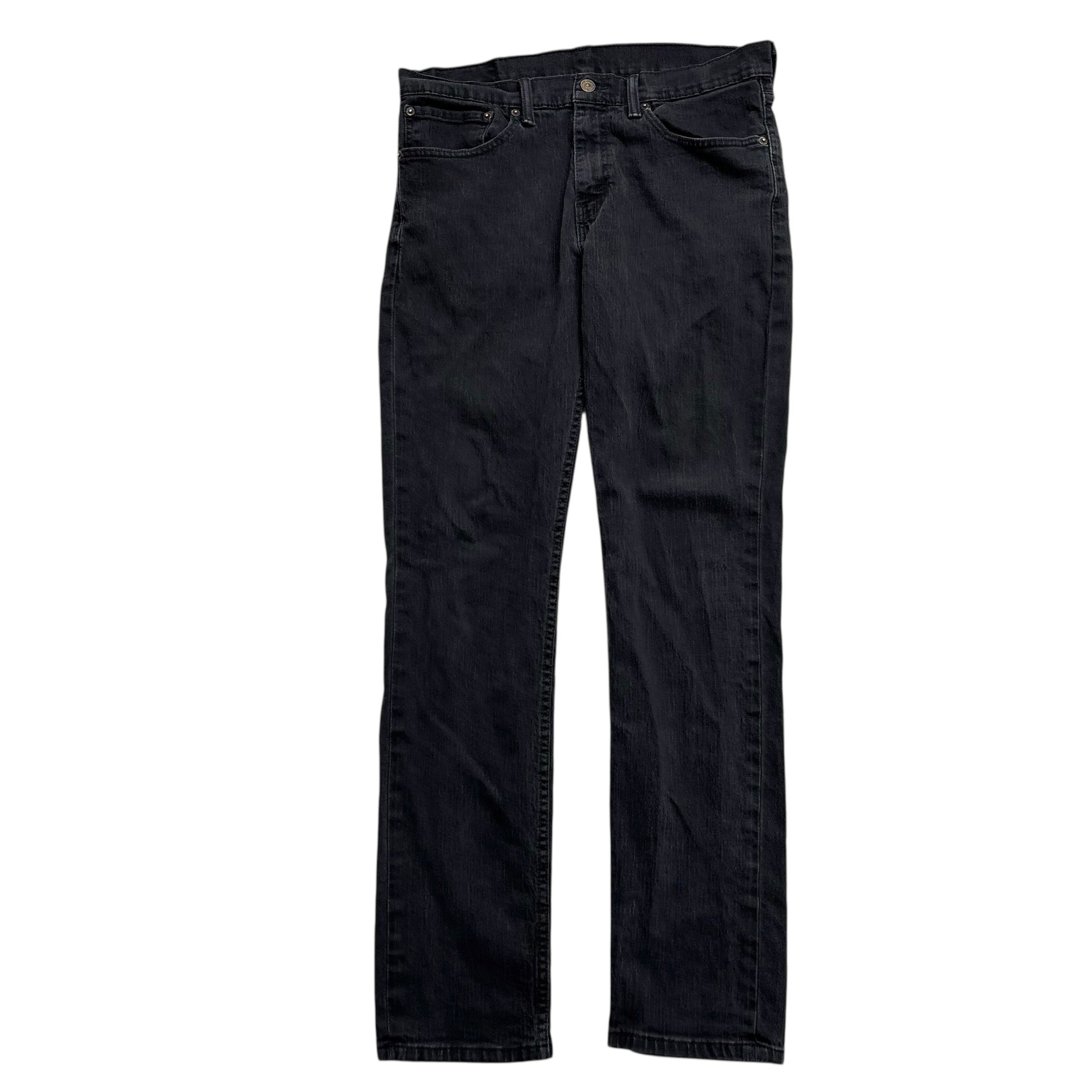 Levis 511 Jeans W34 L32 Mens Black Slim Fit Stretch Vintage Denim