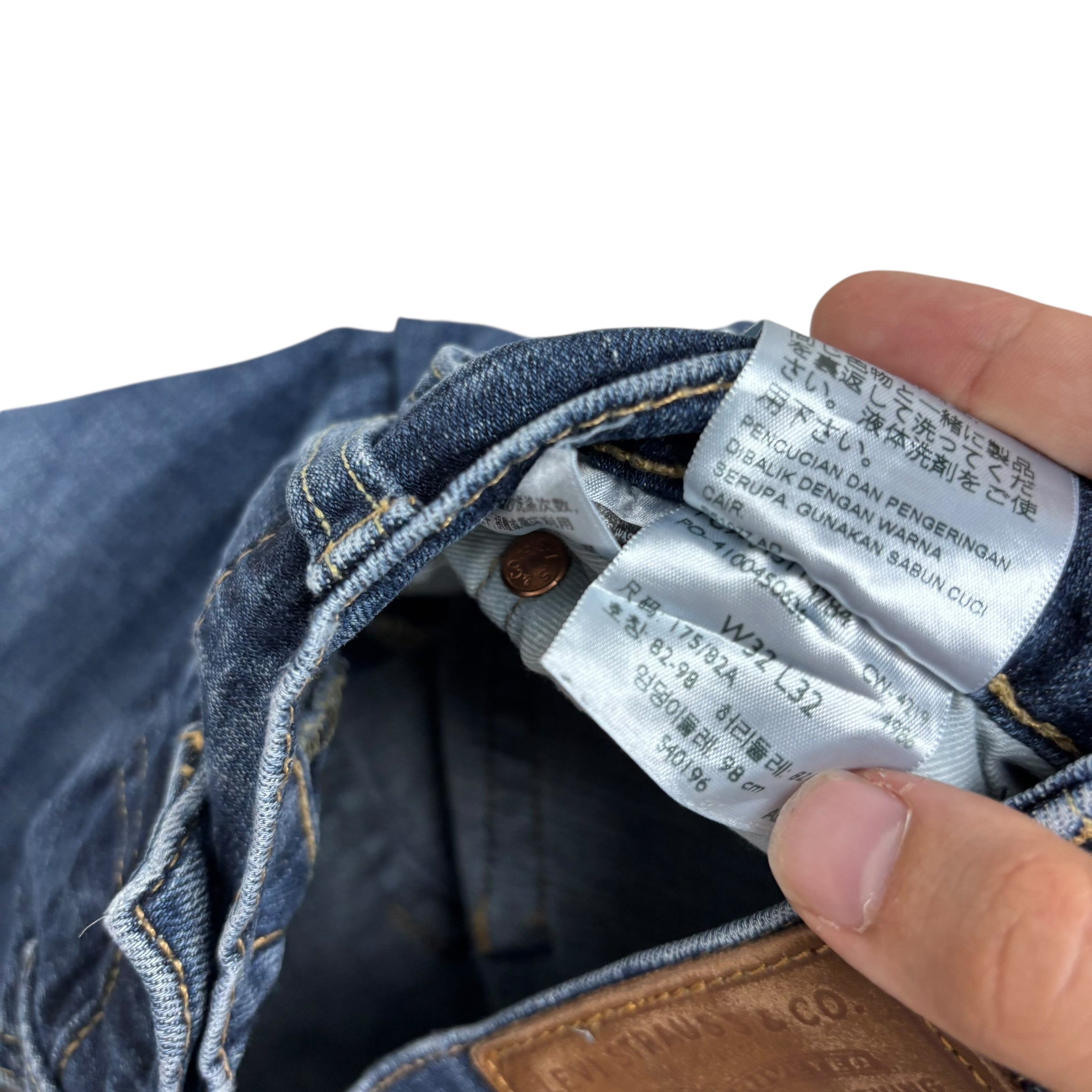 Levis 511 Jeans W30 L31 Mens Dark Blue Slim Fit Stretch Premium Denim (E)