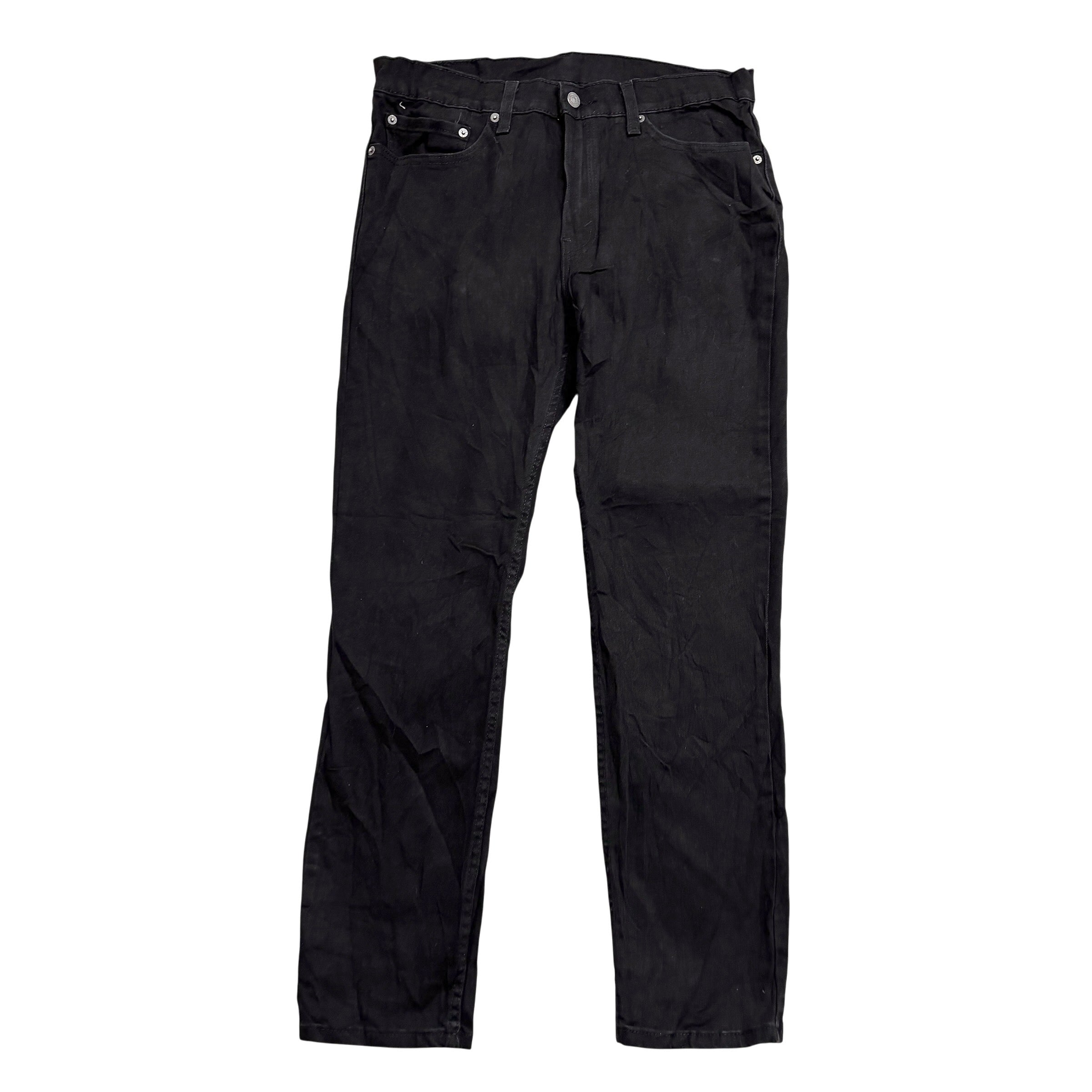 Levis 511 Jeans W34 L29 Mens Black Slim Fit Stretch Denim (E)