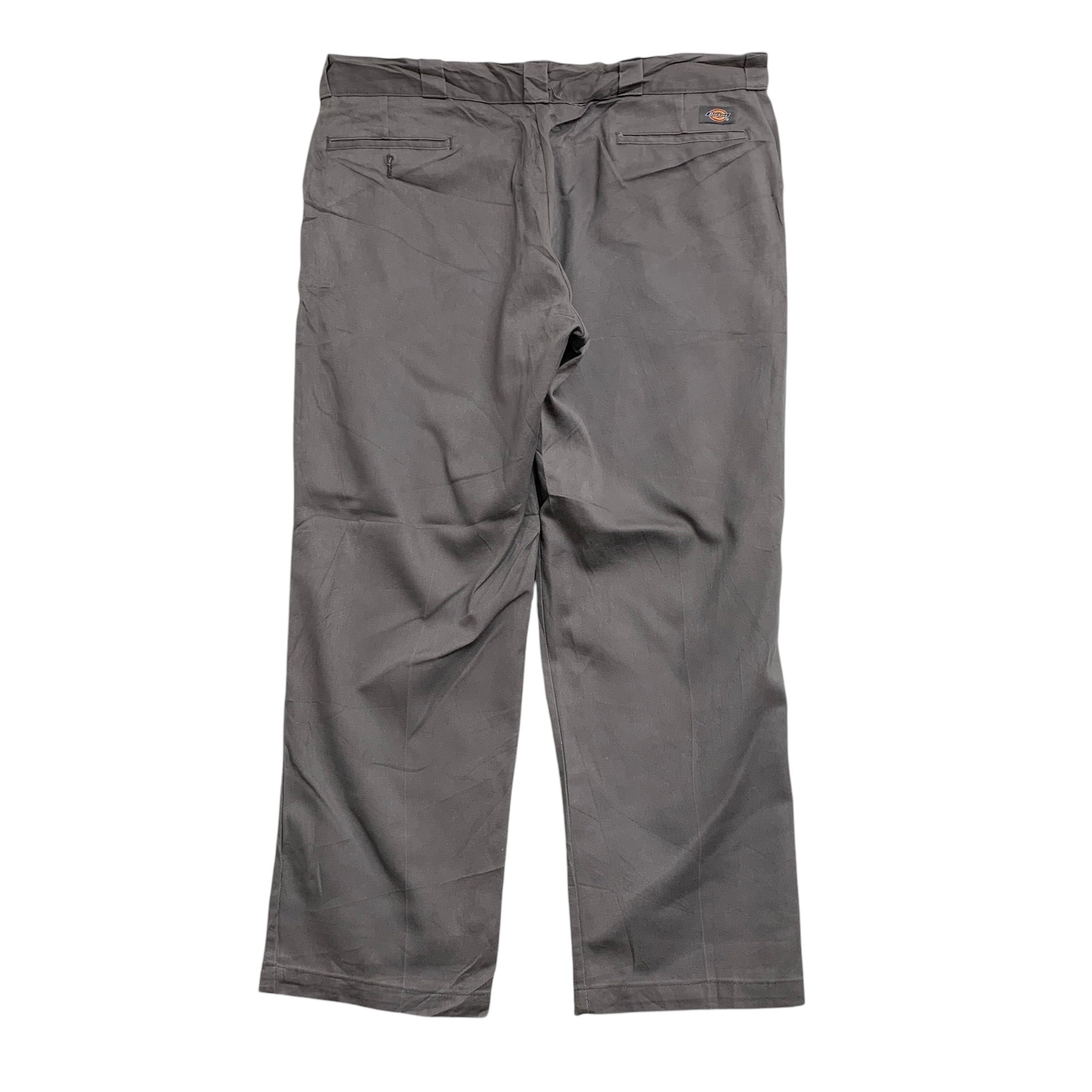 Dickies 874 Trousers W40 L30 Mens Grey Pants Original Straight Fit Workwear