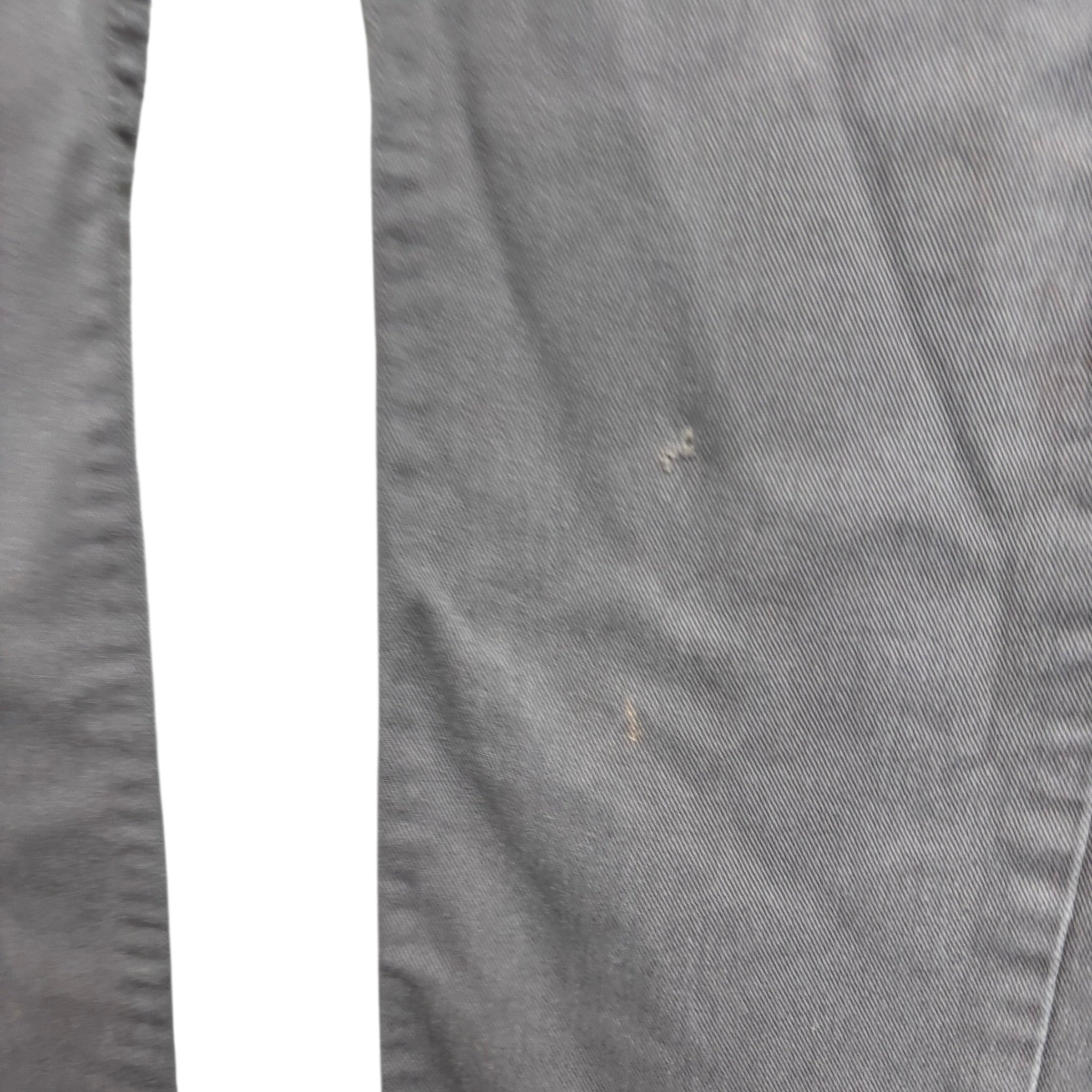 Levis 513 Jeans W31 L30 Mens Grey Slim Straight Fit Stretch Denim (F)