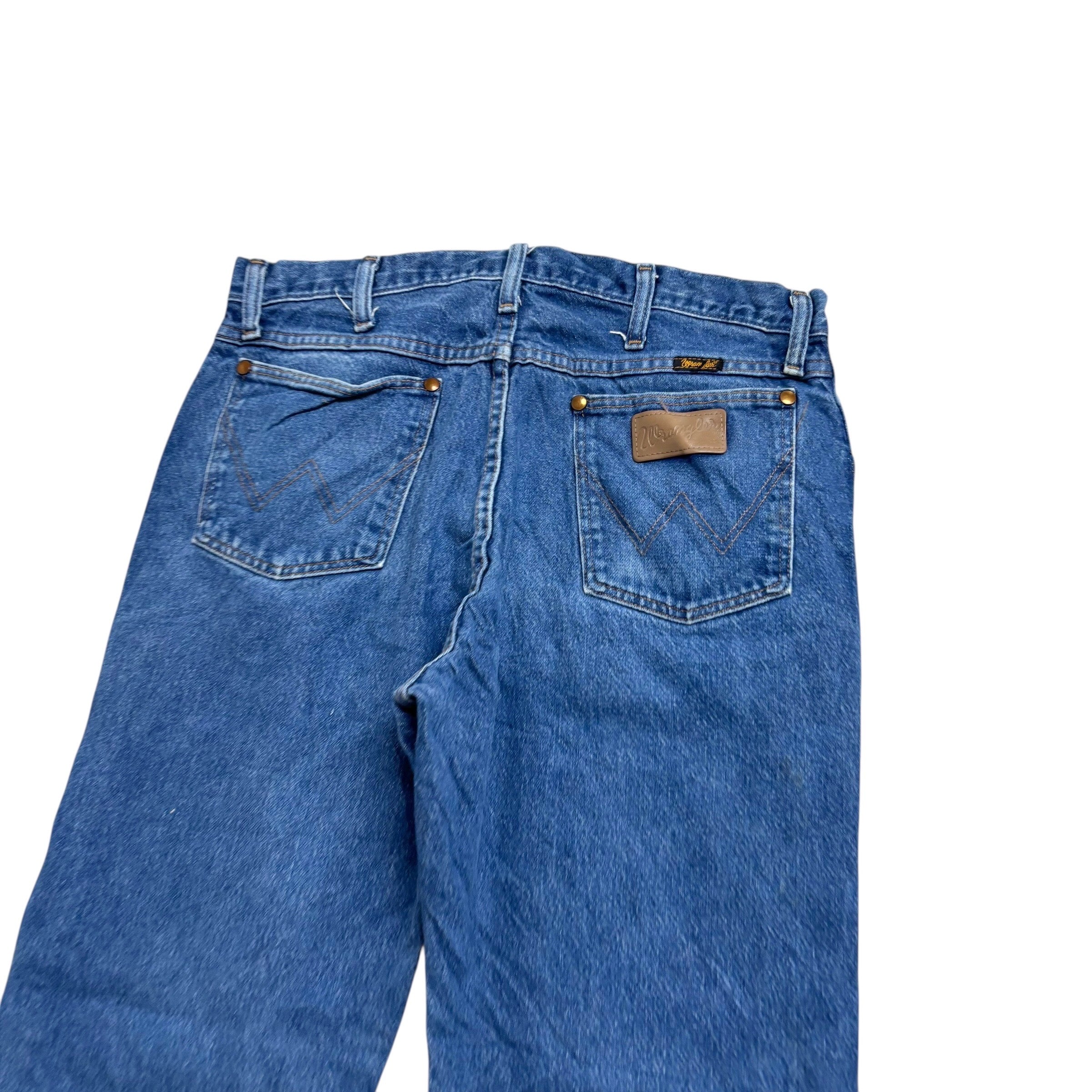 Wrangler Jeans Cowboy Cut W32 L29 Mens Mid Blue 13MWZ Original Fit Denim