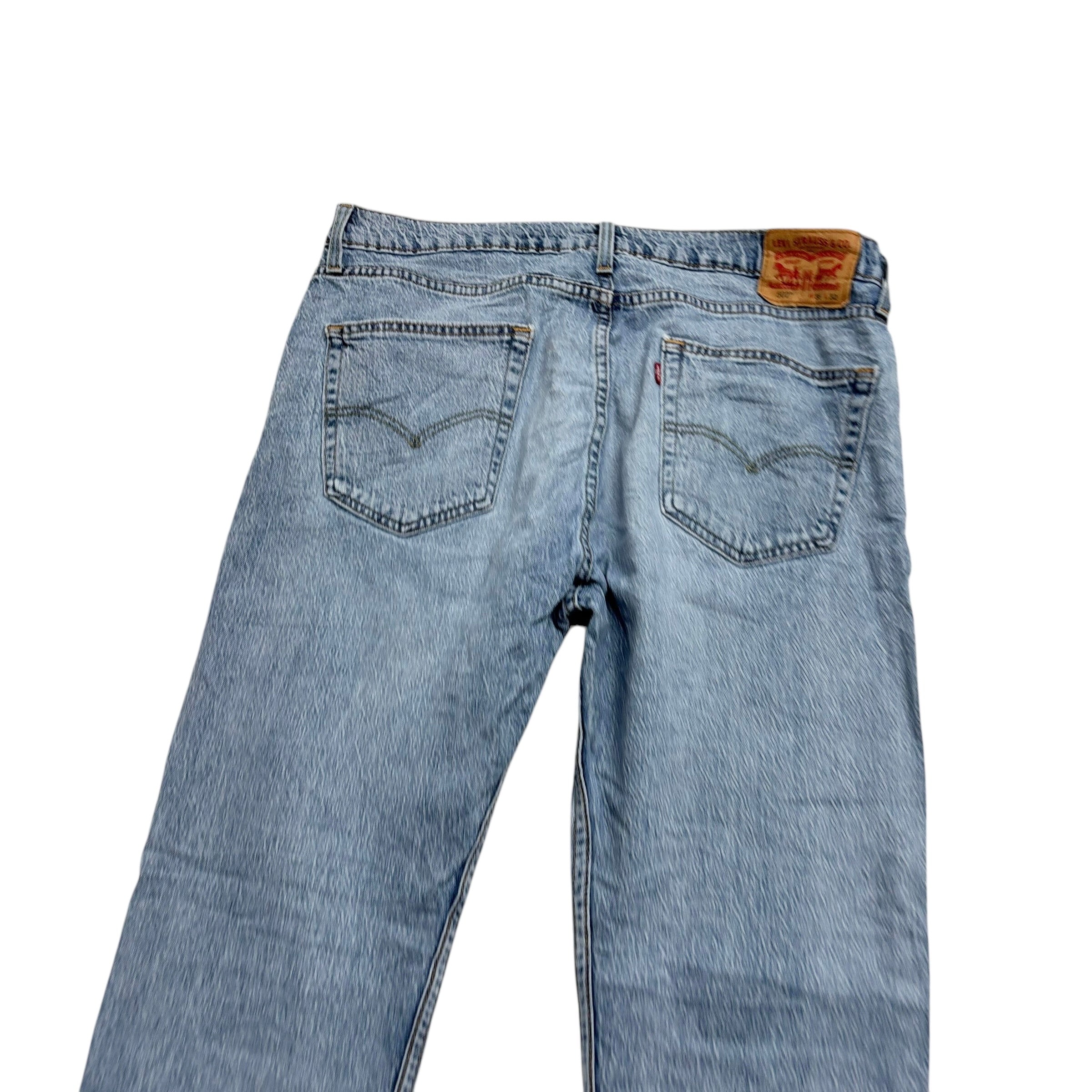 Levis 502 Jeans W36 L32 Mens Light Blue Regular Tapered Fit Denim
