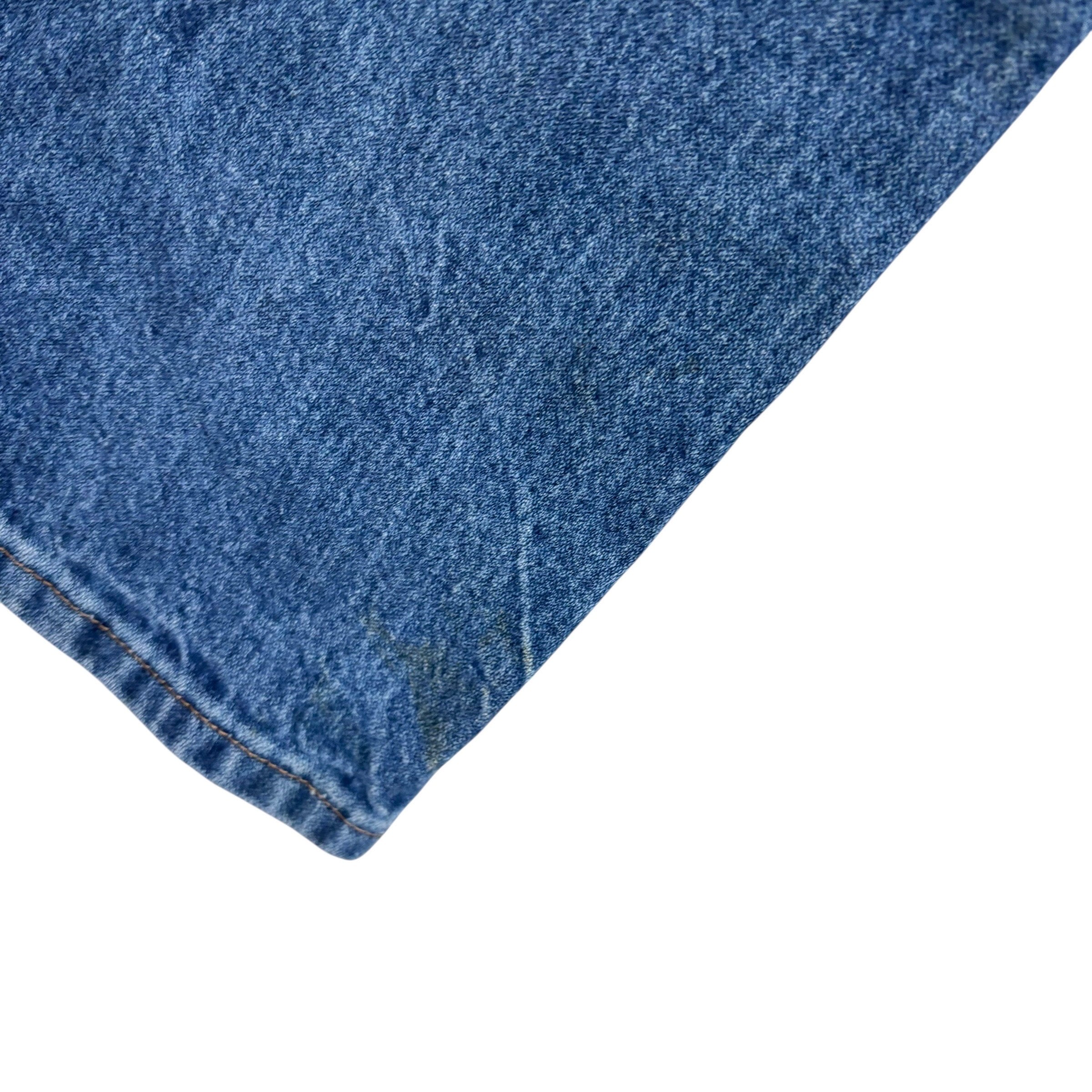 Wrangler Jeans Cowboy Cut W40 L33 Mens Mid Blue 13MWZ Original Fit Denim (F)