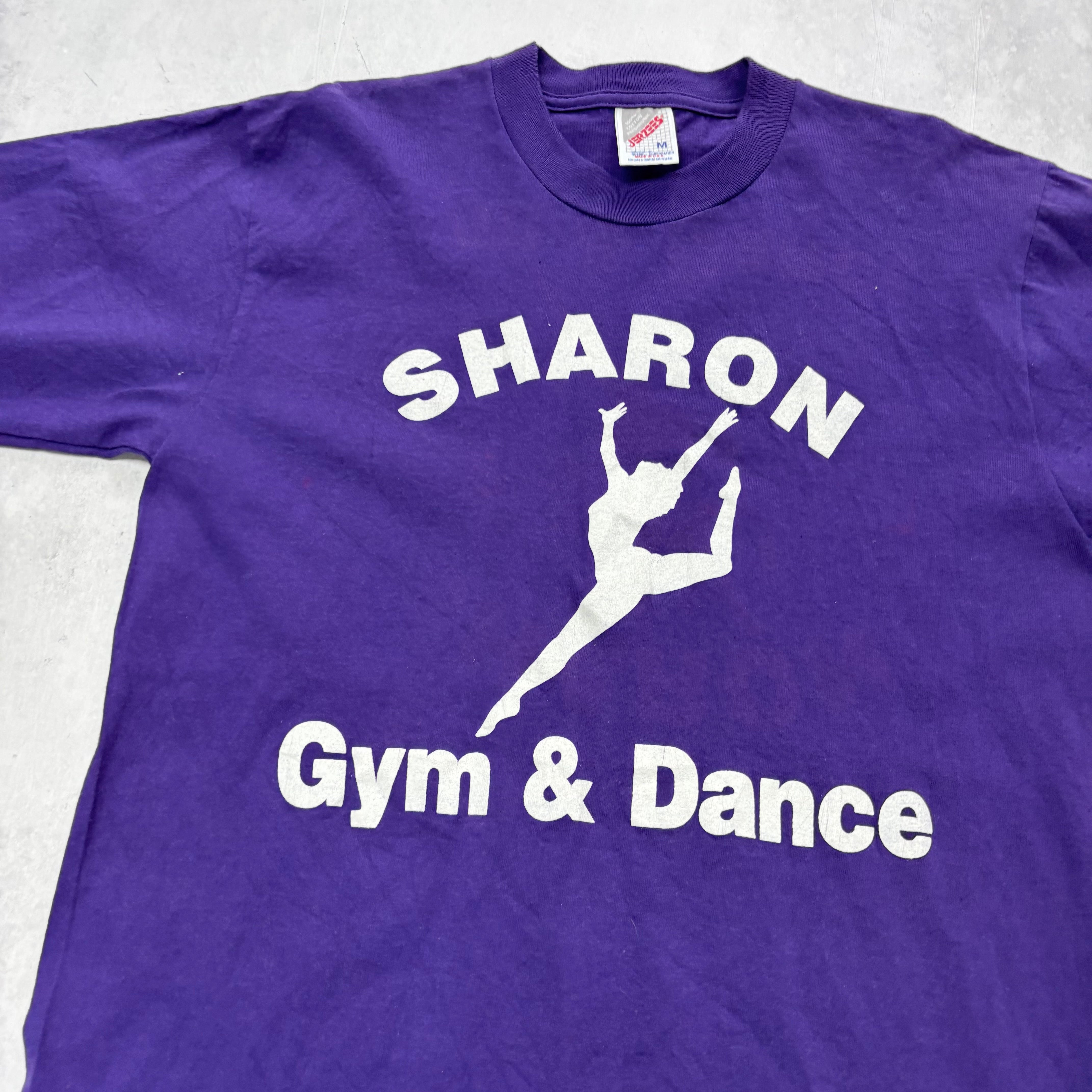 Vintage T Shirt Mens Medium Purple Graphic Print 90s Dance (E)