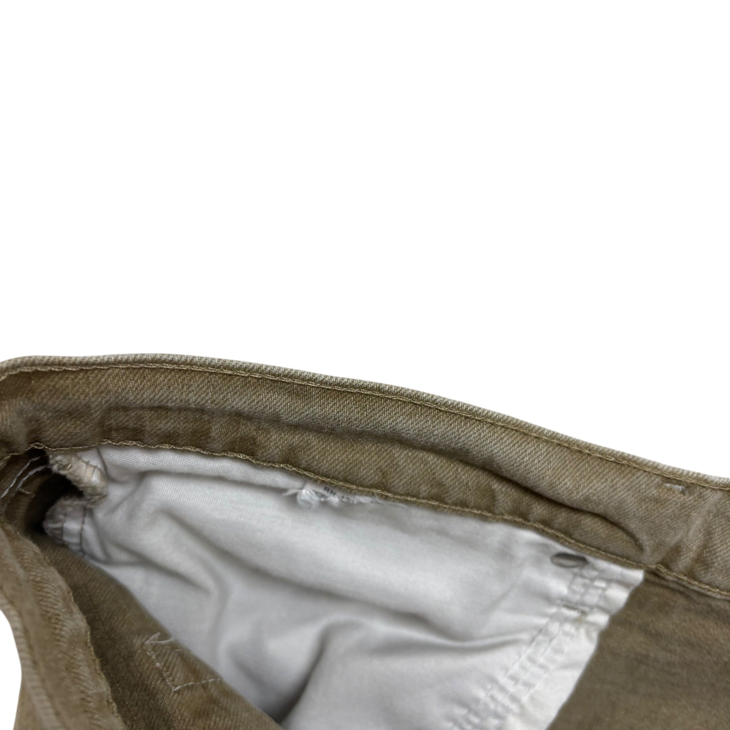 Wrangler Jeans W48 L29 Mens Beige Relaxed Straight Fit Denim (E)