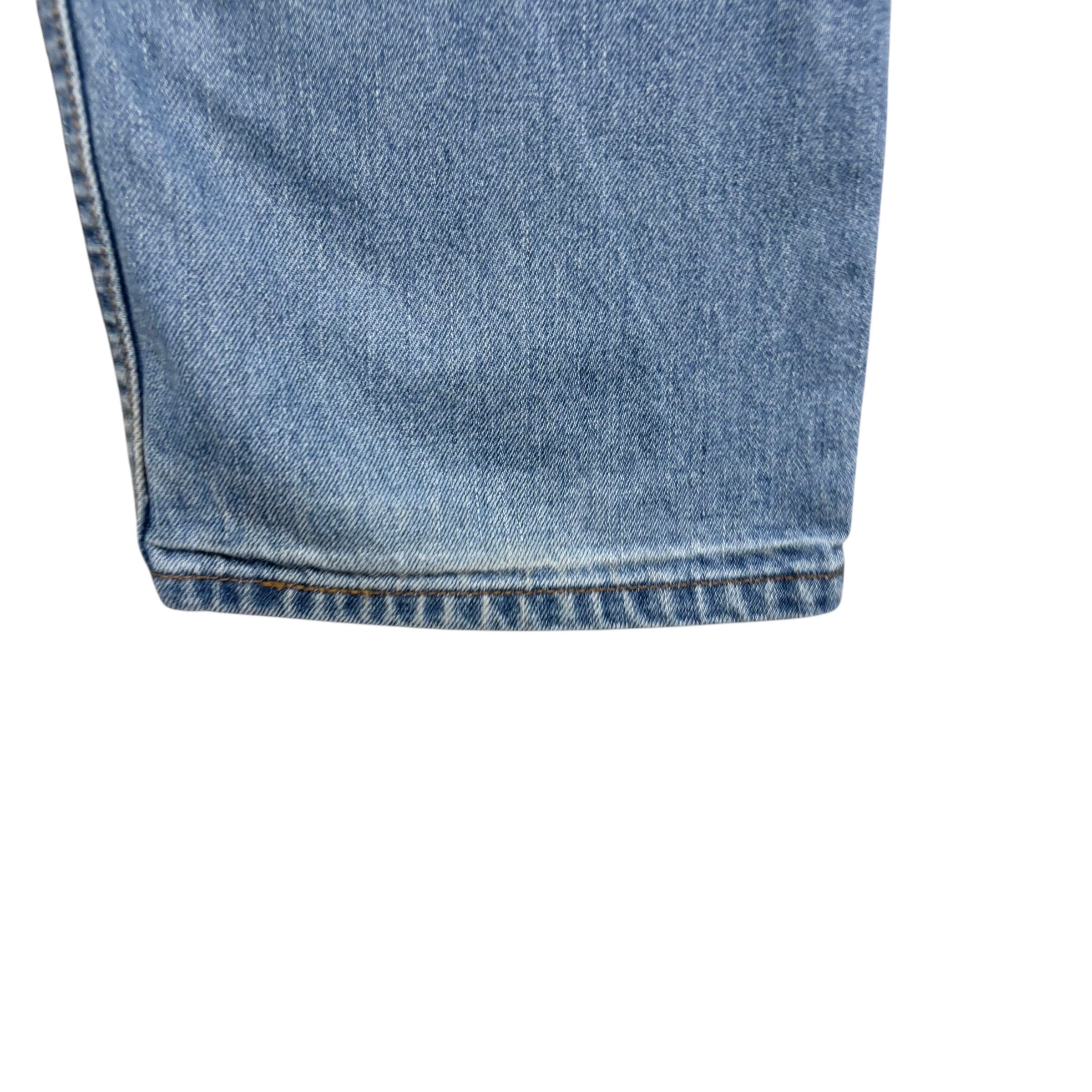Levis 505 Jeans W38 L29 Mens Light Blue Regular Straight Fit Vintage Denim