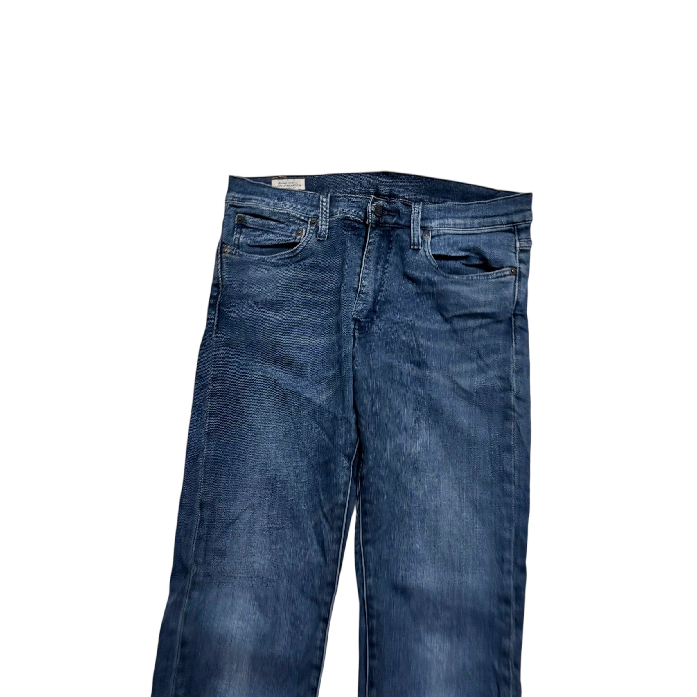 Levis 510 Jeans W31 L32 Mens Navy Blue Skinny Fit Stretch Premium Denim (E)