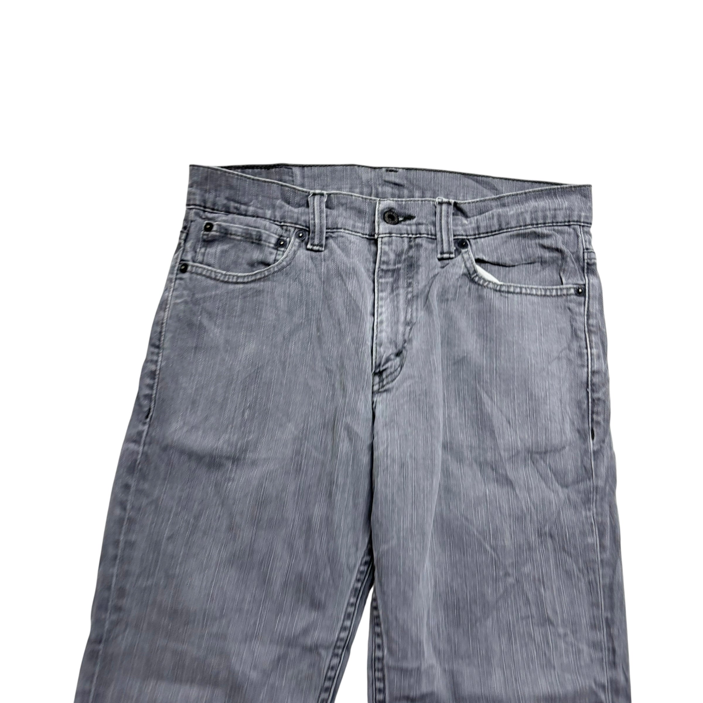 Levis 511 Jeans W32 L26 Mens Grey Slim Fit Stretch Vintage Denim