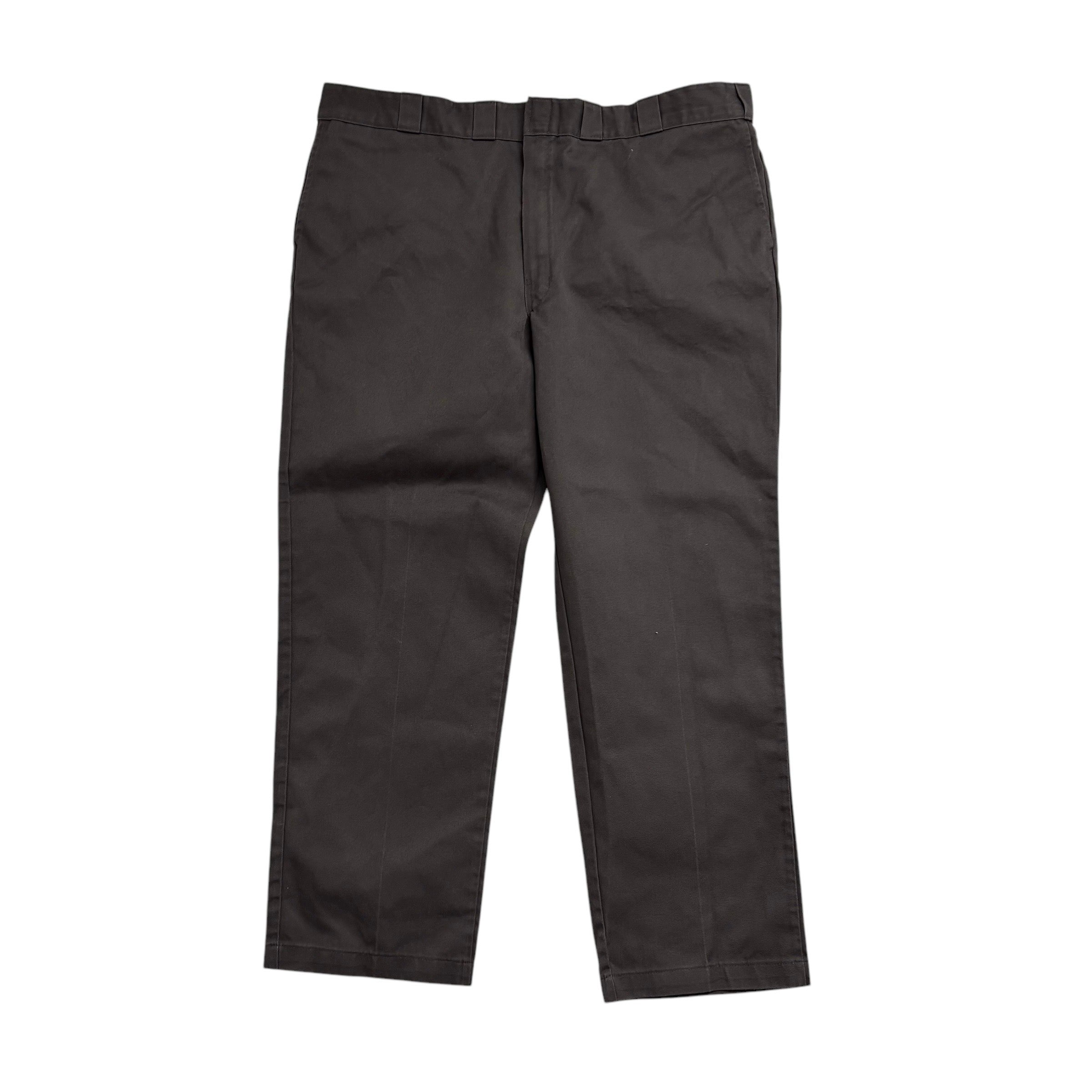 Dickies 874 Trousers W44 L32 Mens Brown Pants Original Straight Fit Workwear