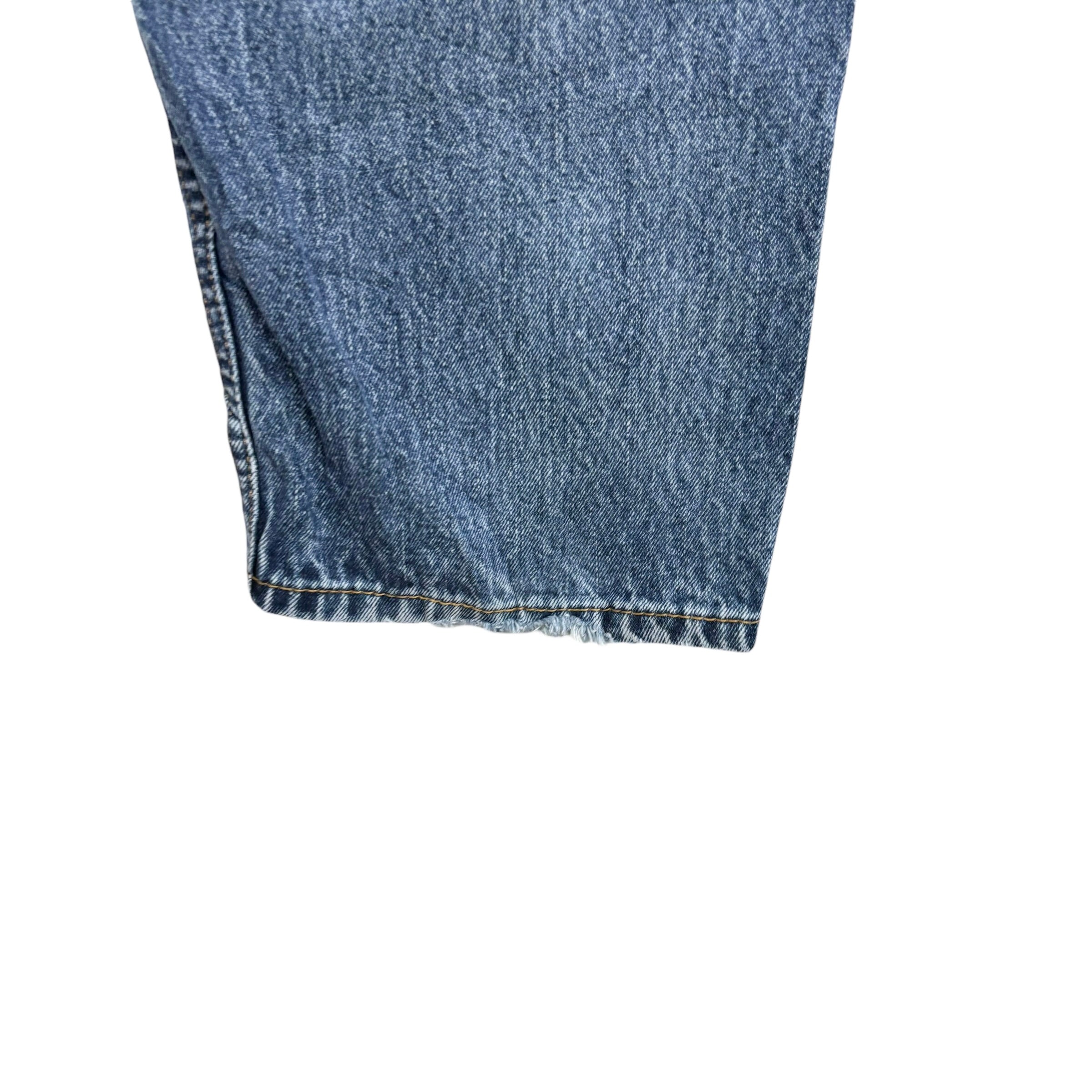 Levis 550 Jeans W38 L32 Mens Mid Blue Baggy Relaxed Straight Fit Denim