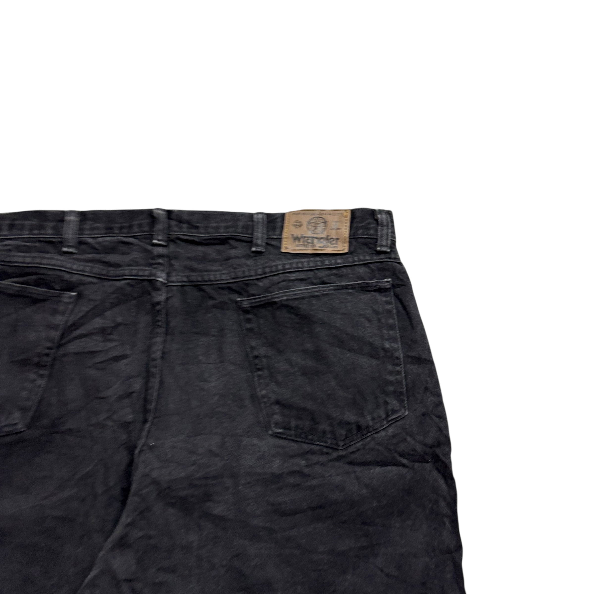 Wrangler Denim Shorts W40 Mens Black 6in Regular Fit