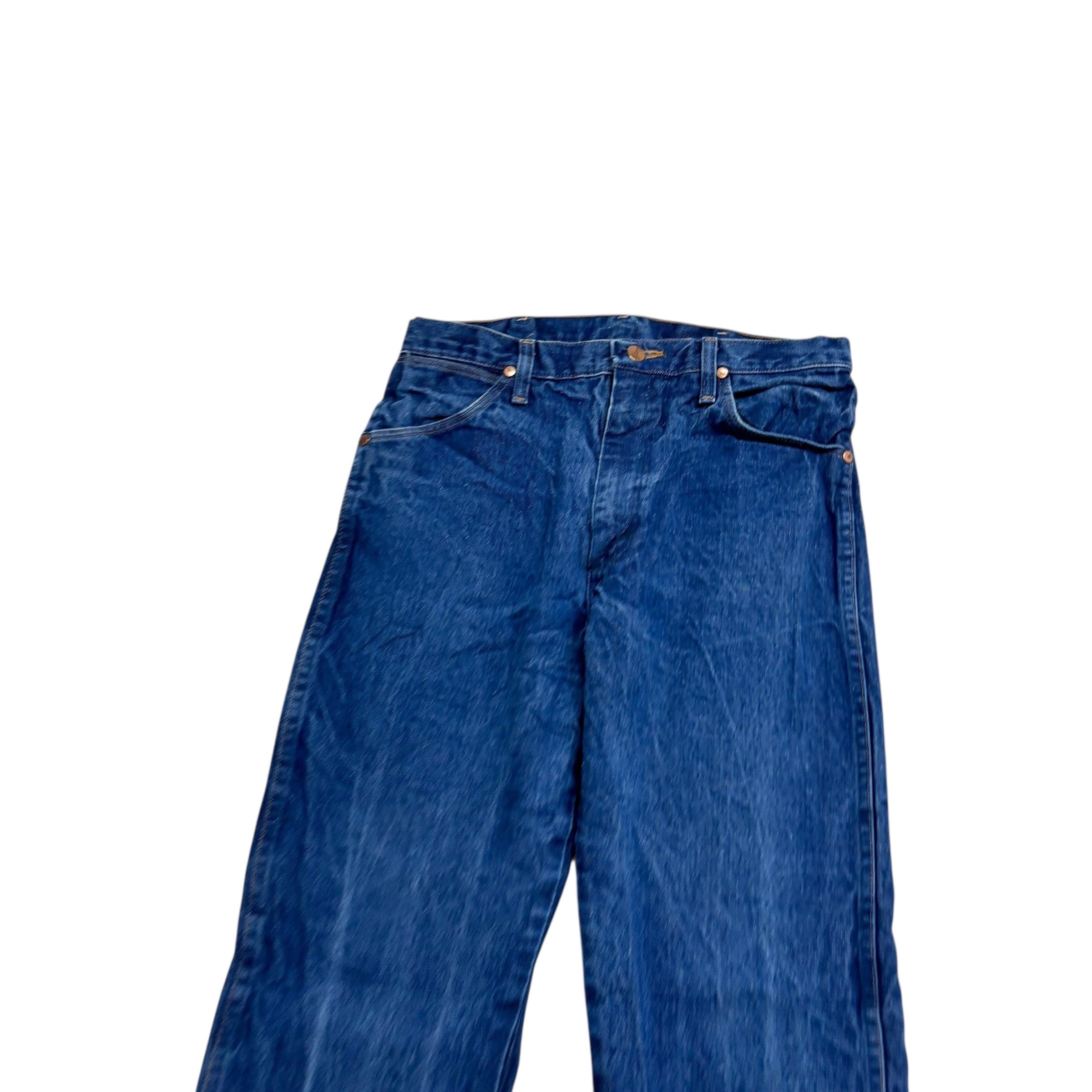 Wrangler Jeans Cowboy Cut W30 L32 Mens Mid Blue 13MWZ Original Fit Denim