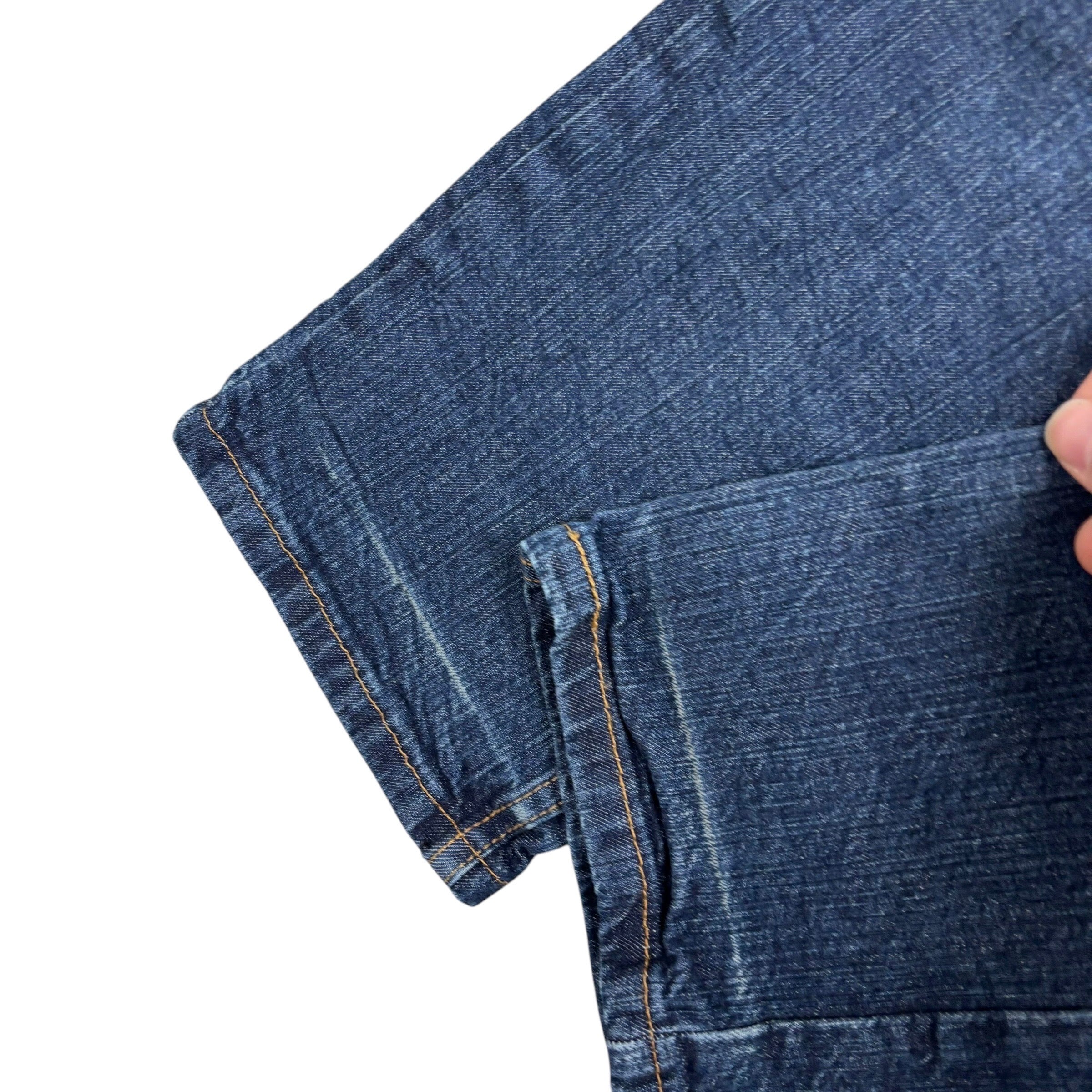 Levis 514 Jeans W30 L30 Mens Dark Blue Regular Straight Fit Stretch Denim (E)