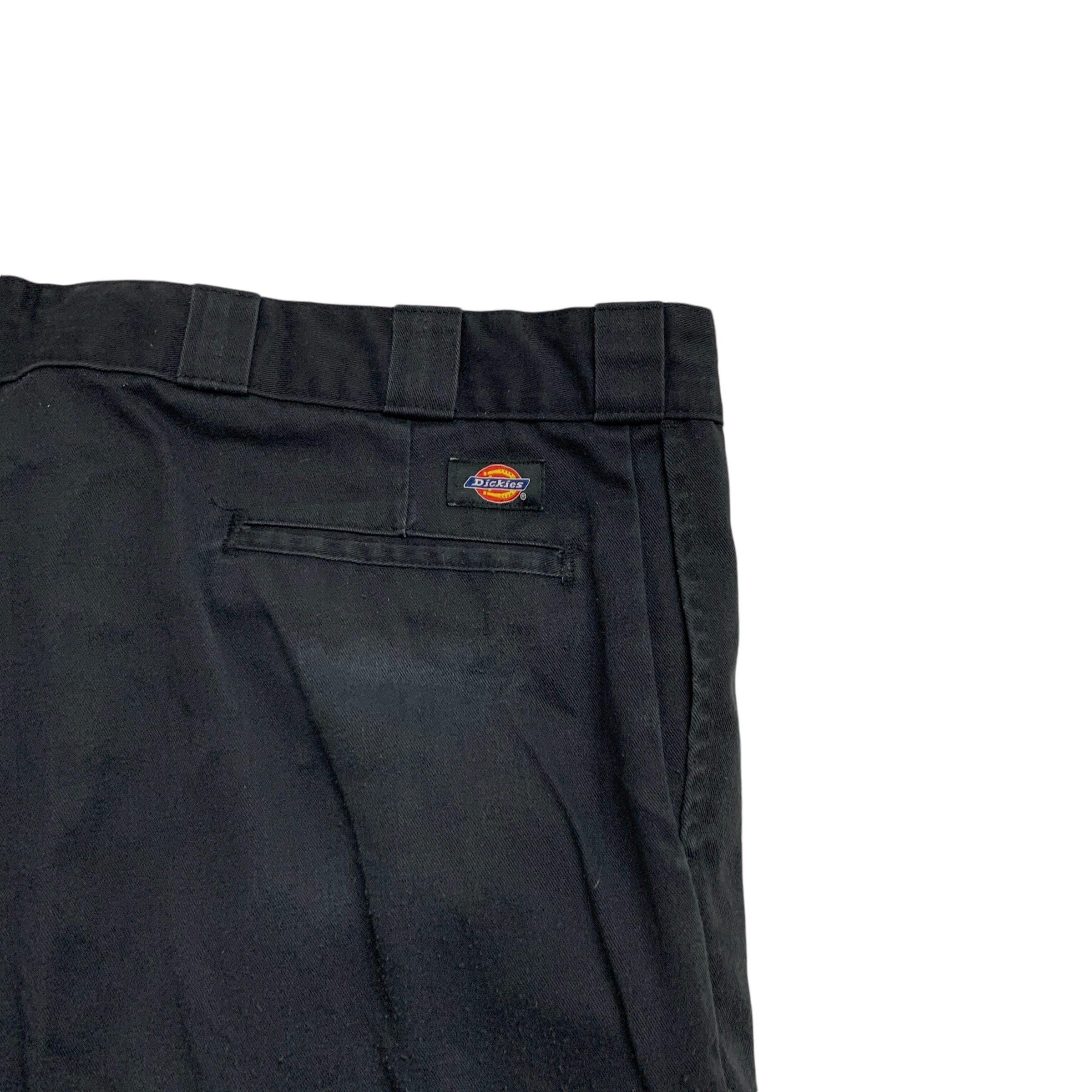 Dickies 874 Trousers W46 L33 Mens Black Pants Original Straight Fit Workwear