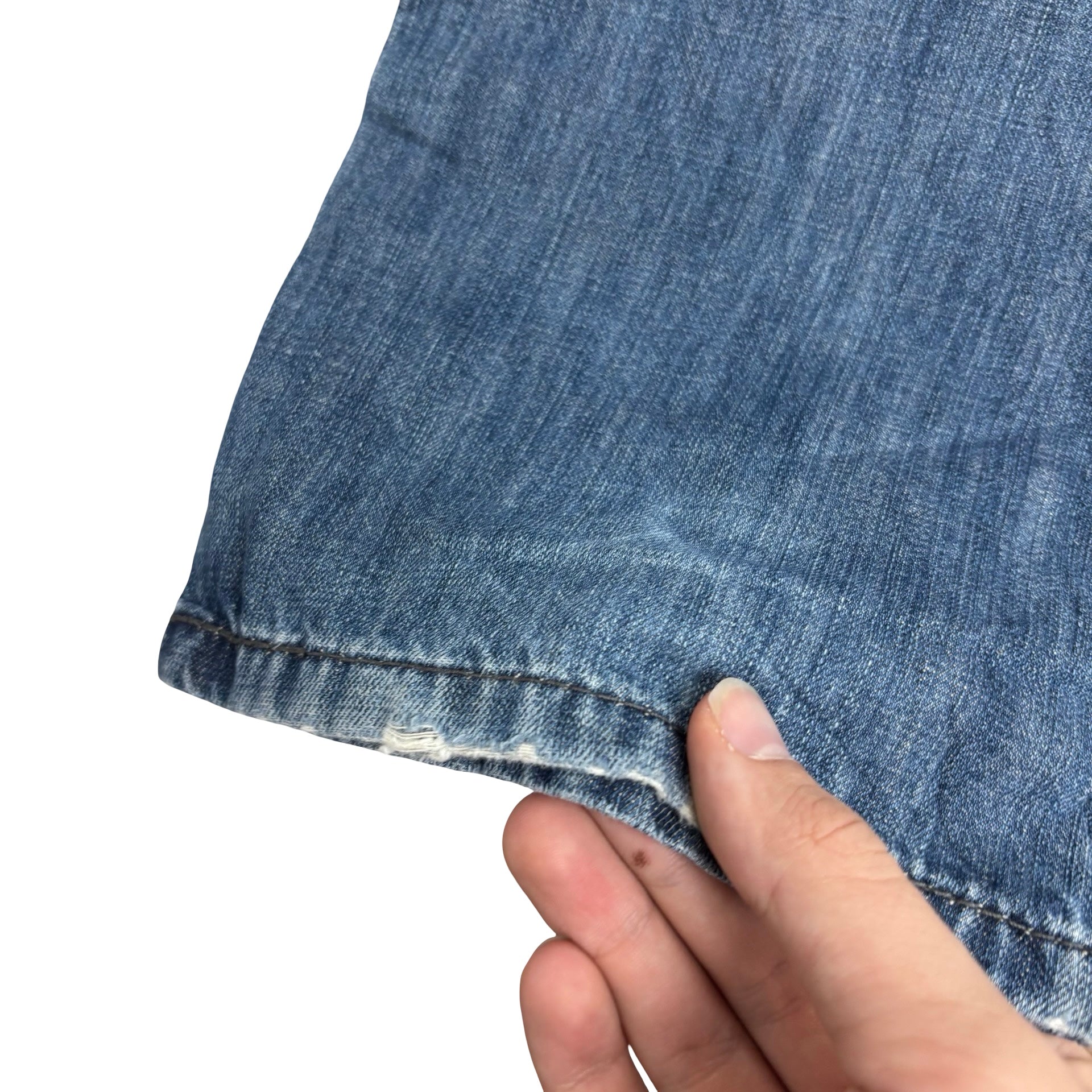 Levis 514 Jeans W30 L30 Mens Mid Blue Regular Straight Fit Denim