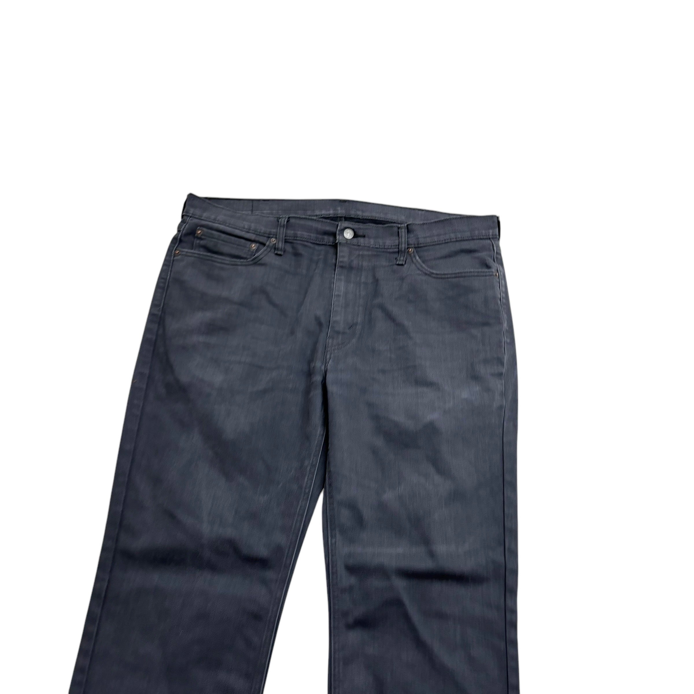 Levis 541 Jeans W40 L32 Mens Grey Athletic Tapered Fit Stretch Denim (F)