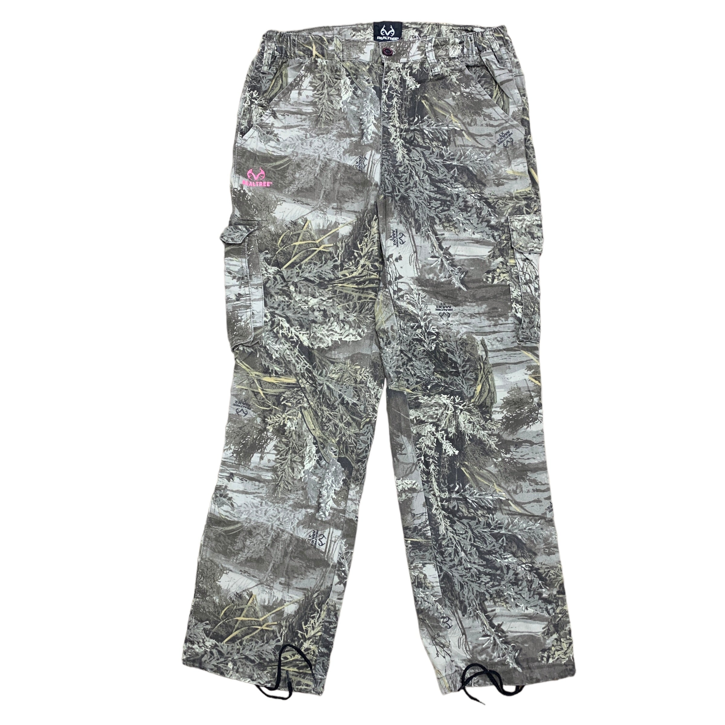 Vintage Womens RealTree Pants L W32 L32 Baggy Hunting USA Camo