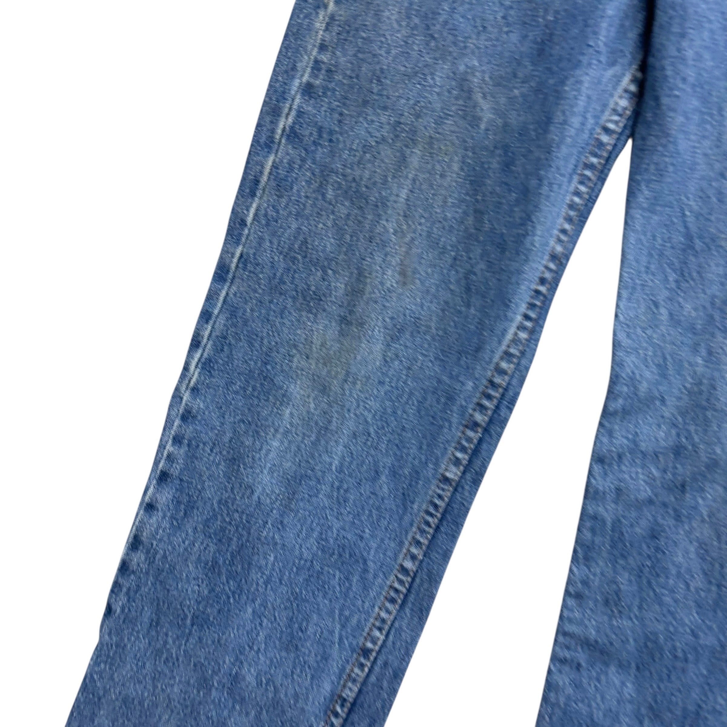Levis Signature Jeans W33 L32 Mens Mid Blue Regular Straight Fit Vintage (F)