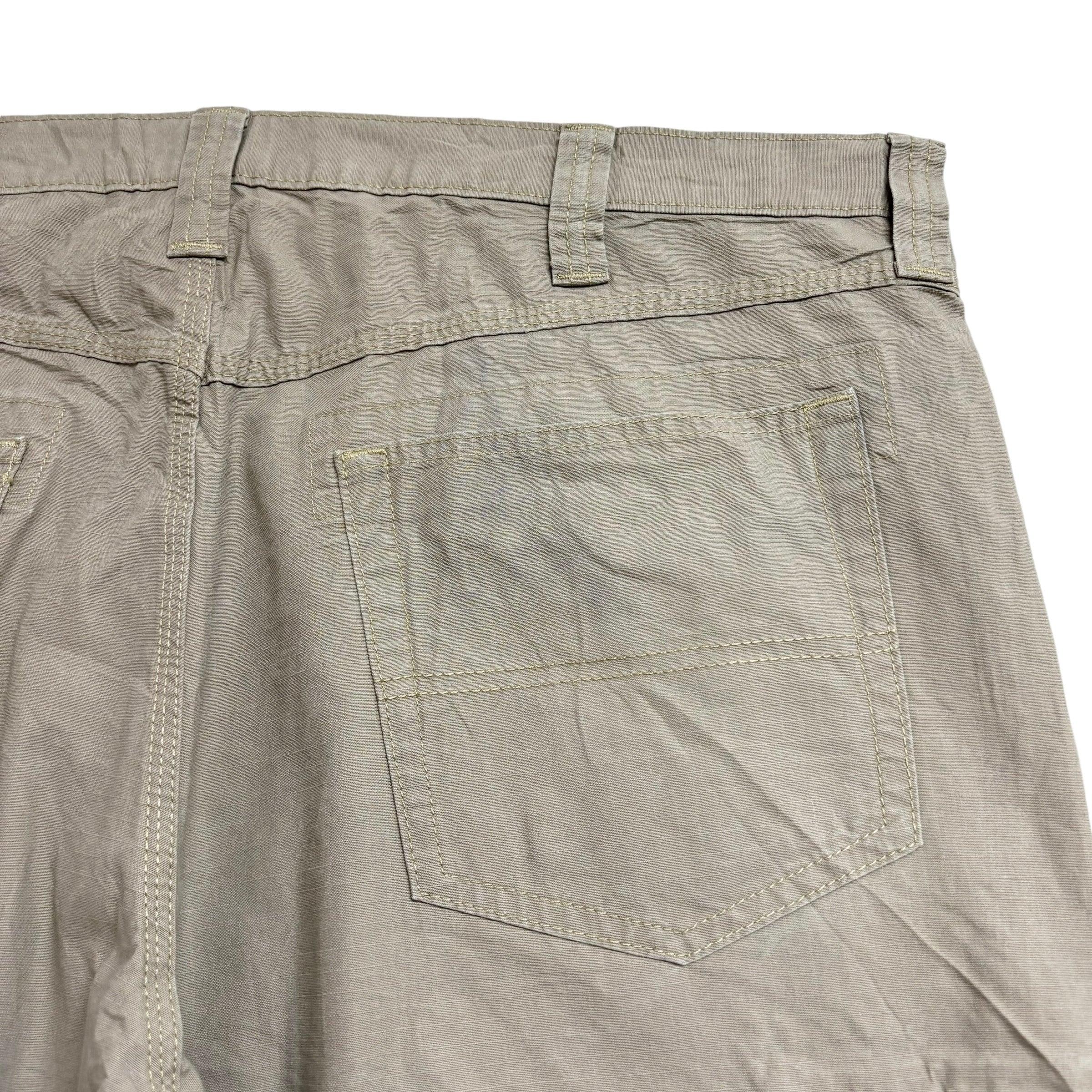 Wrangler Carpenter Trousers W40 L30 Mens Beige Relaxed Straight Fit Pants