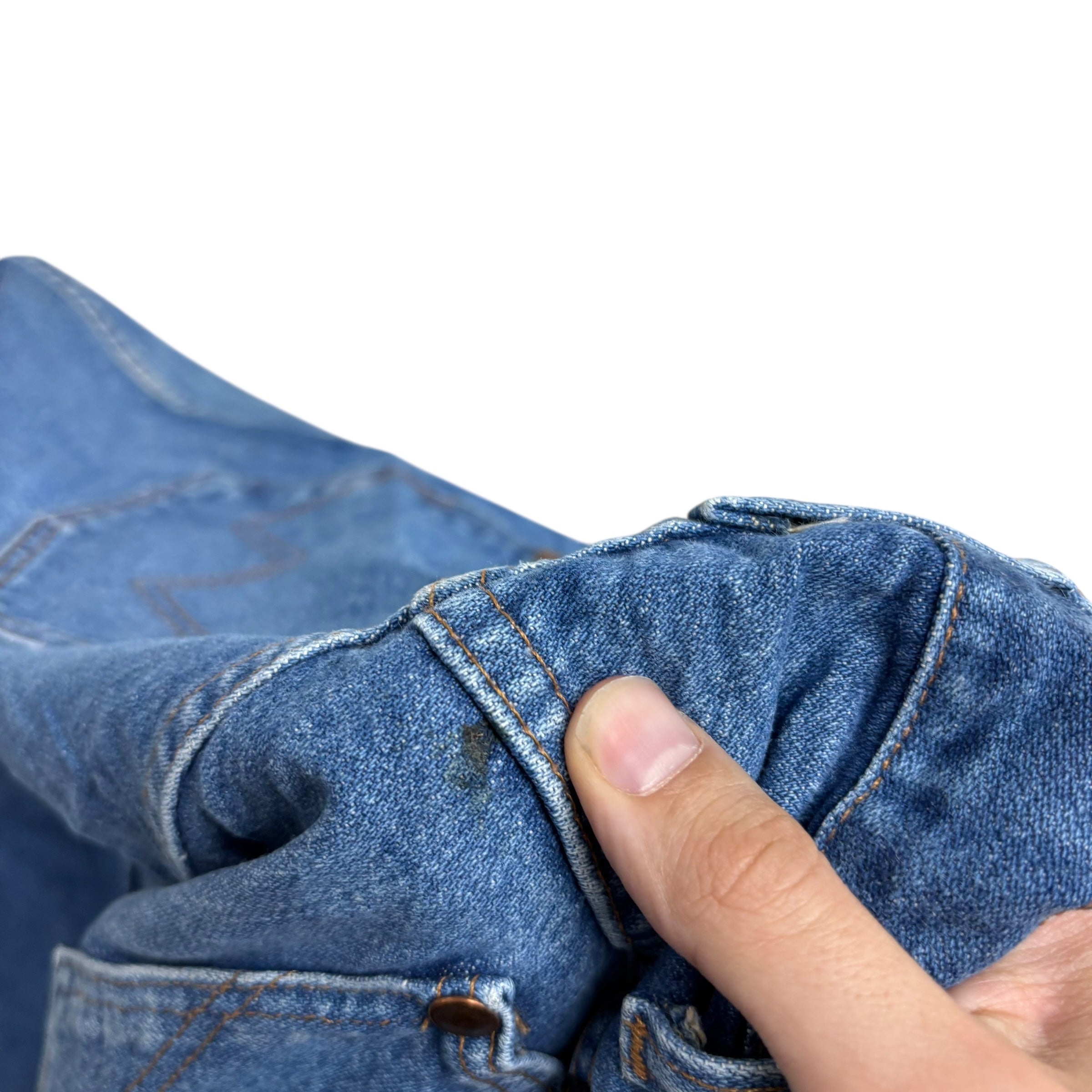 Wrangler Jeans Cowboy Cut W32 L34 Mens Mid Blue 13MWZ USA Made Vintage