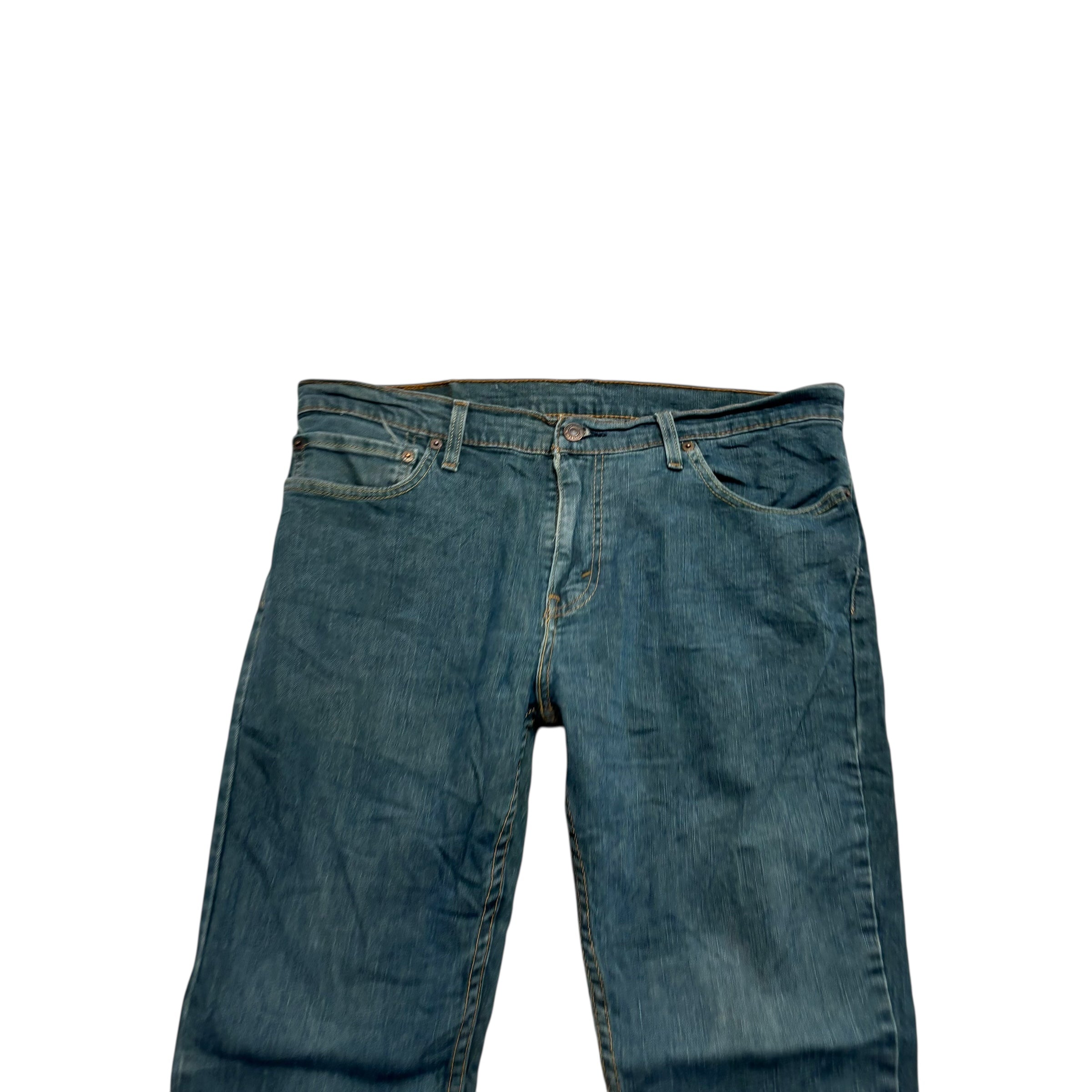 Levis 511 Jeans W34 L29 Mens Dark Blue Slim Fit Stretch Denim (E)