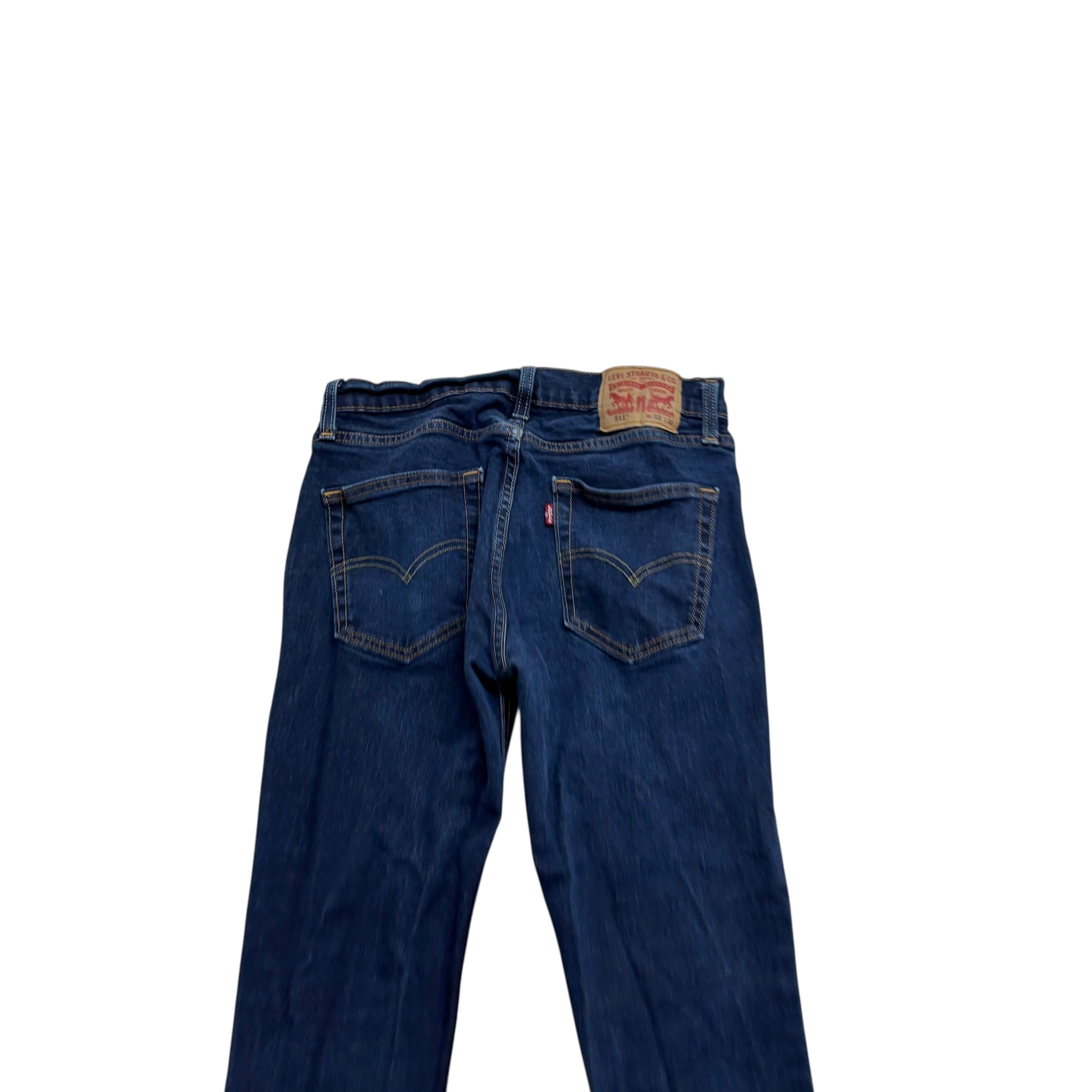 Levis 511 Jeans W30 L29 Mens Dark Blue Slim Fit Stretch Denim