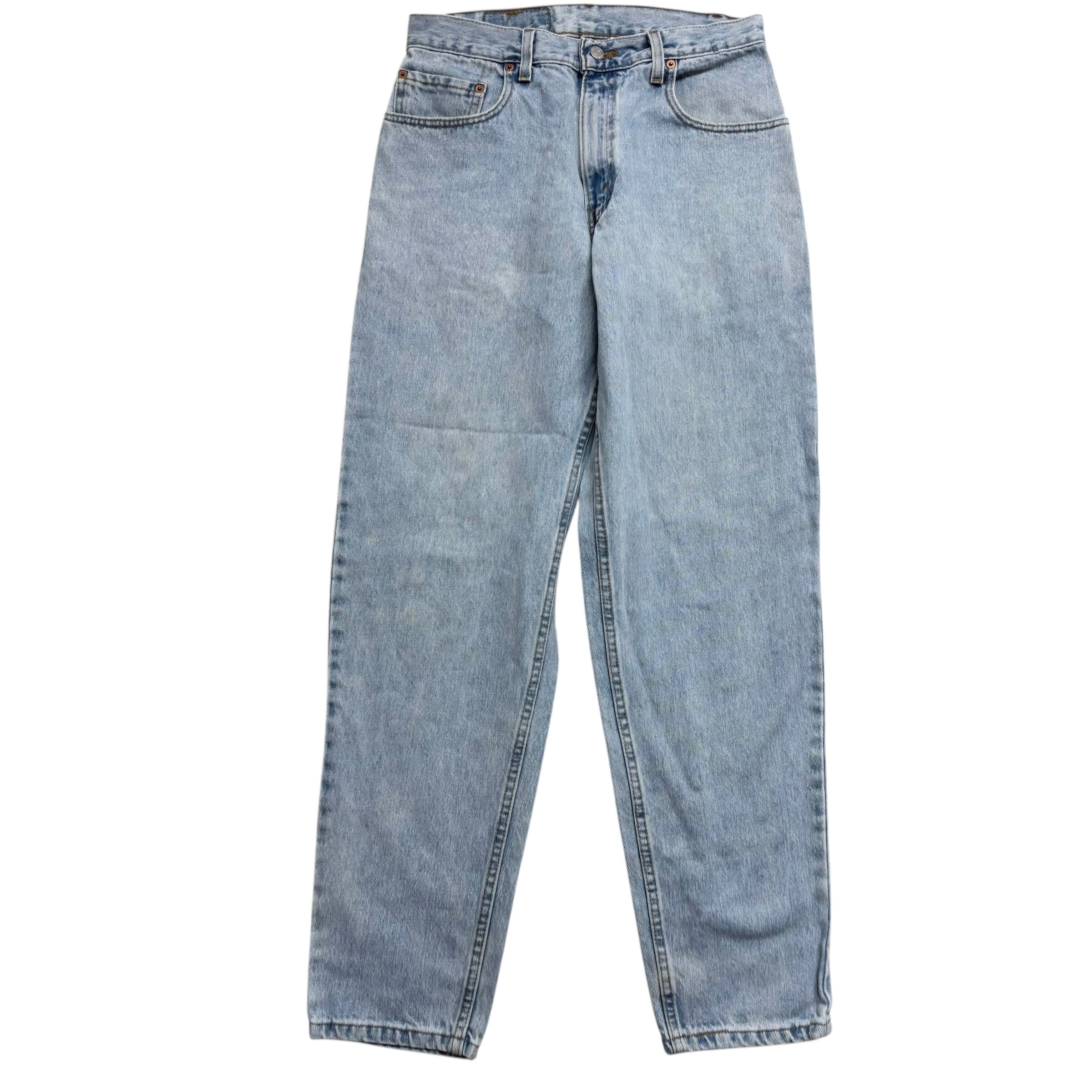 Levis 560 Jeans W30 L32 Mens Light Blue Relaxed Tapered Fit Made In USA Vintage