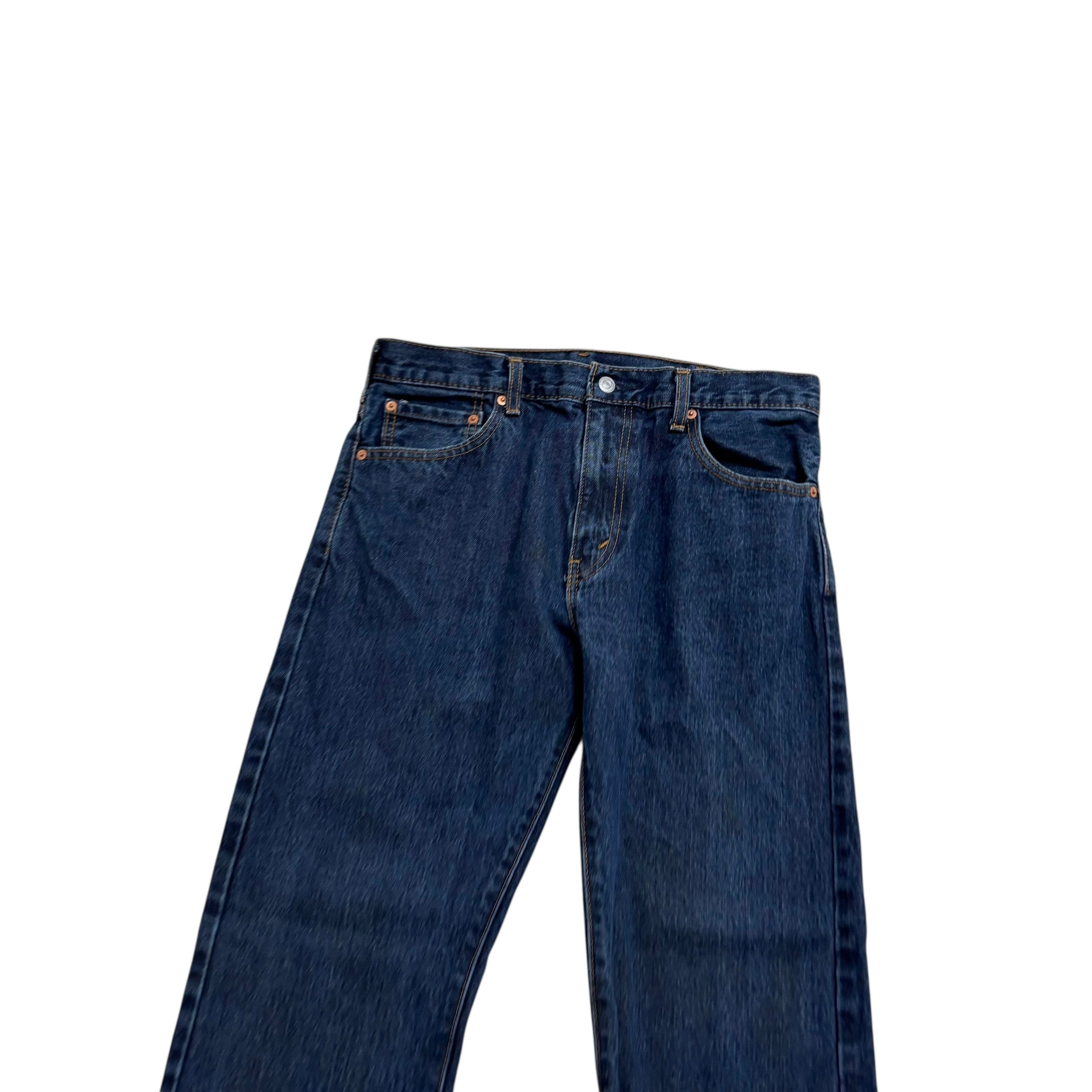 Levis 517 Jeans W34 L32 Mens Dark Blue Regular Bootcut Fit Denim (F)