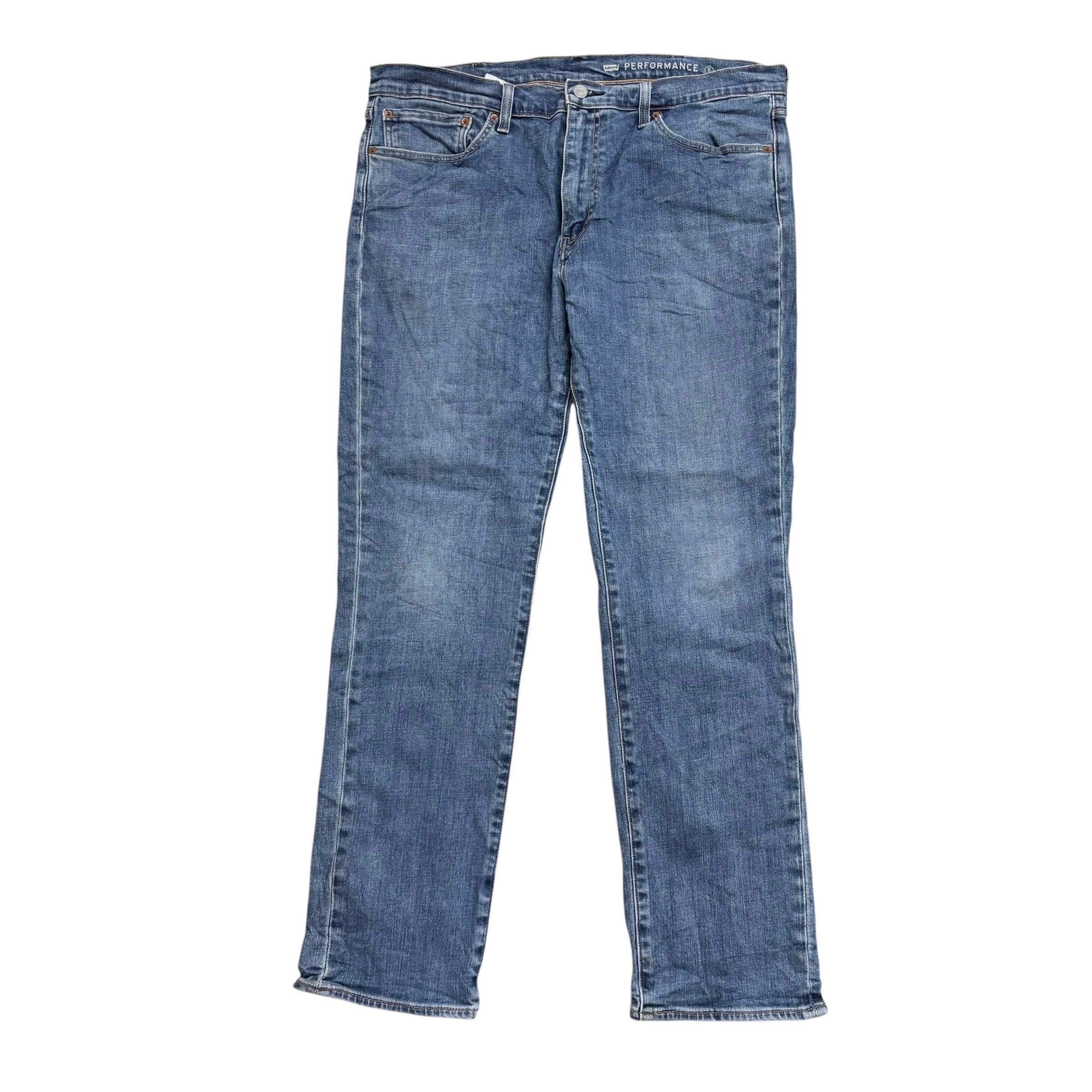 Levis 511 Jeans W38 L32 Mens Mid Blue Slim Fit Stretch Premium Denim (E)