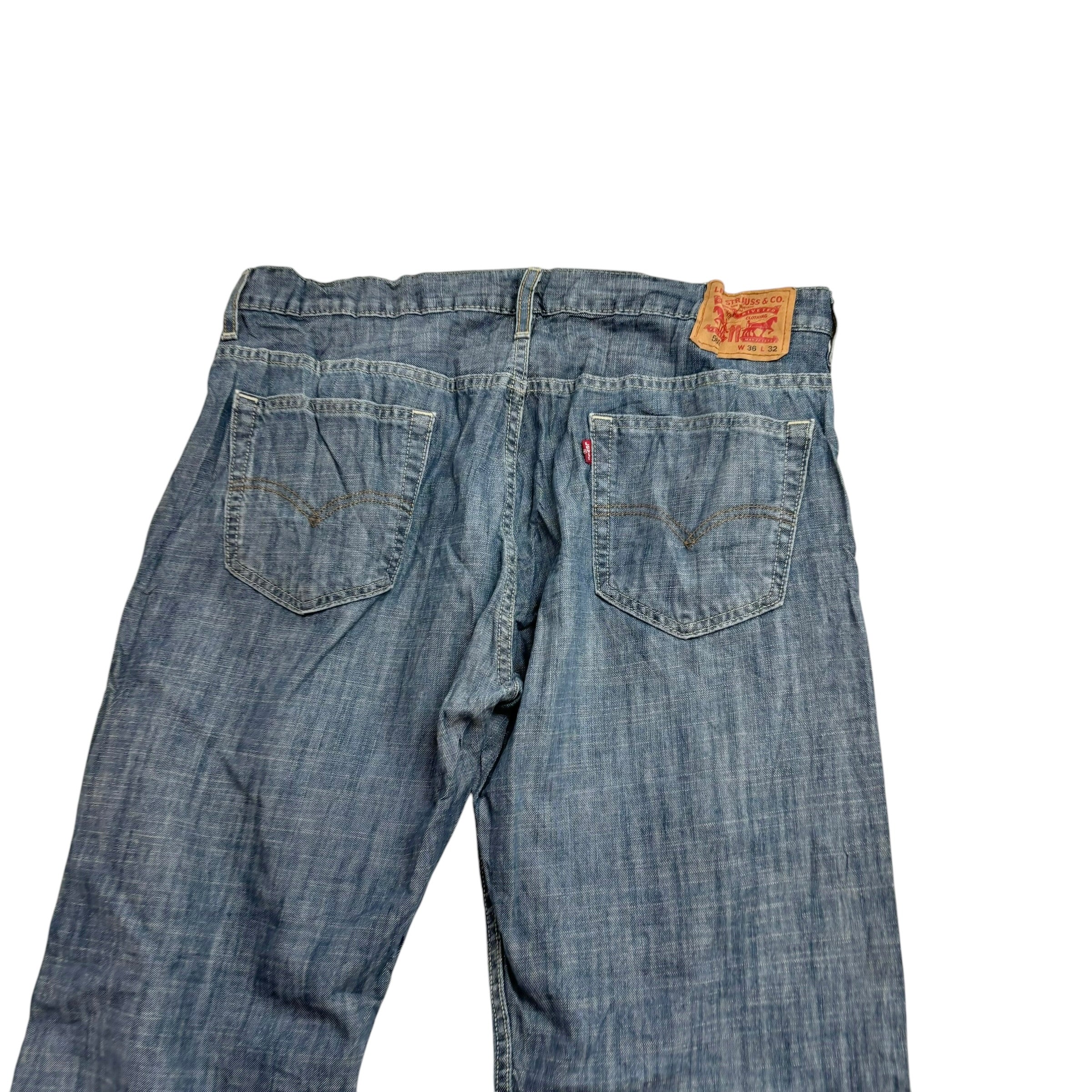 Levis 569 Jeans W36 L32 Mens Blue Baggy Relaxed Straight Fit Denim