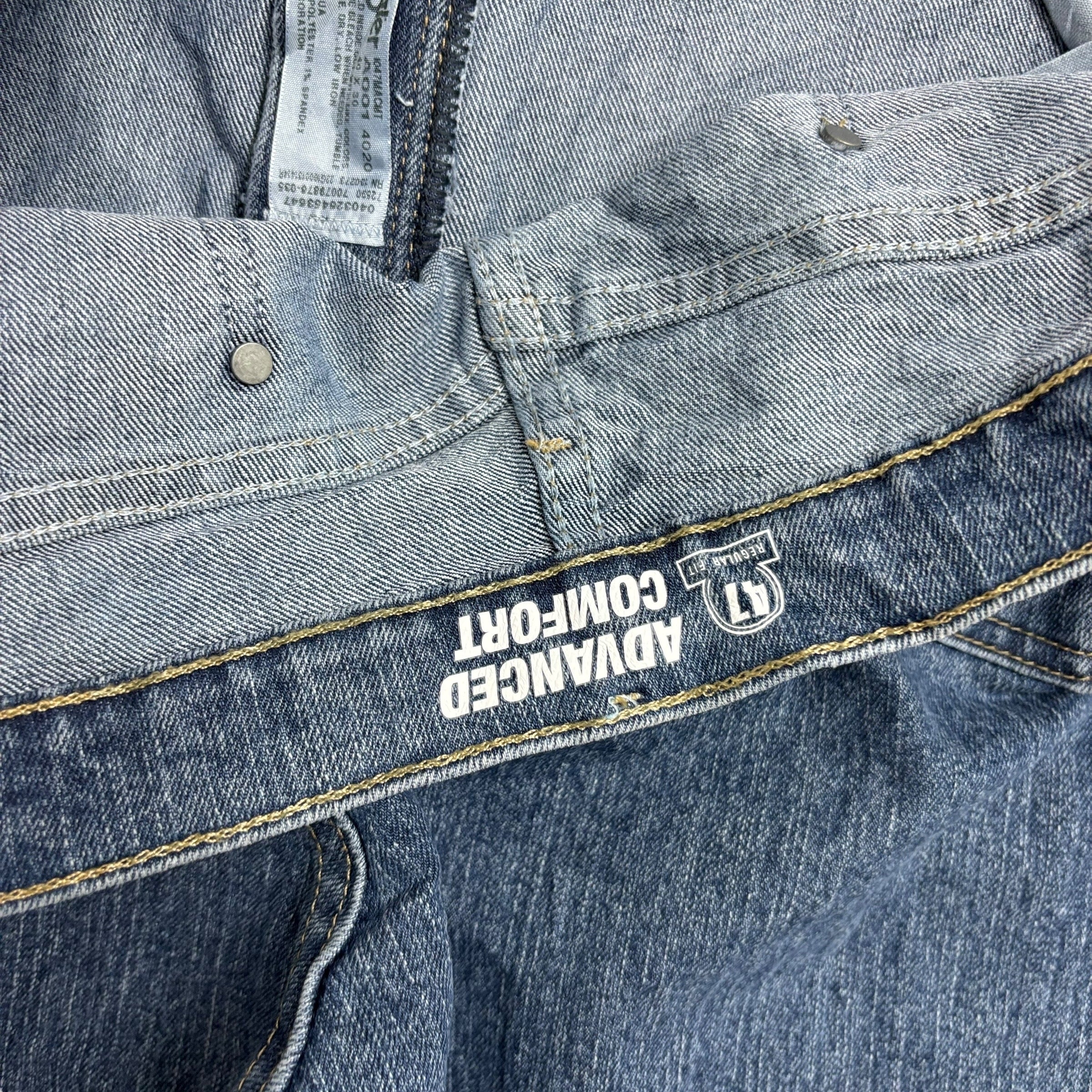 Wrangler Jeans Cowboy Cut W40 L30 Mens Mid Blue 47MAC Original Fit Stretch (E)