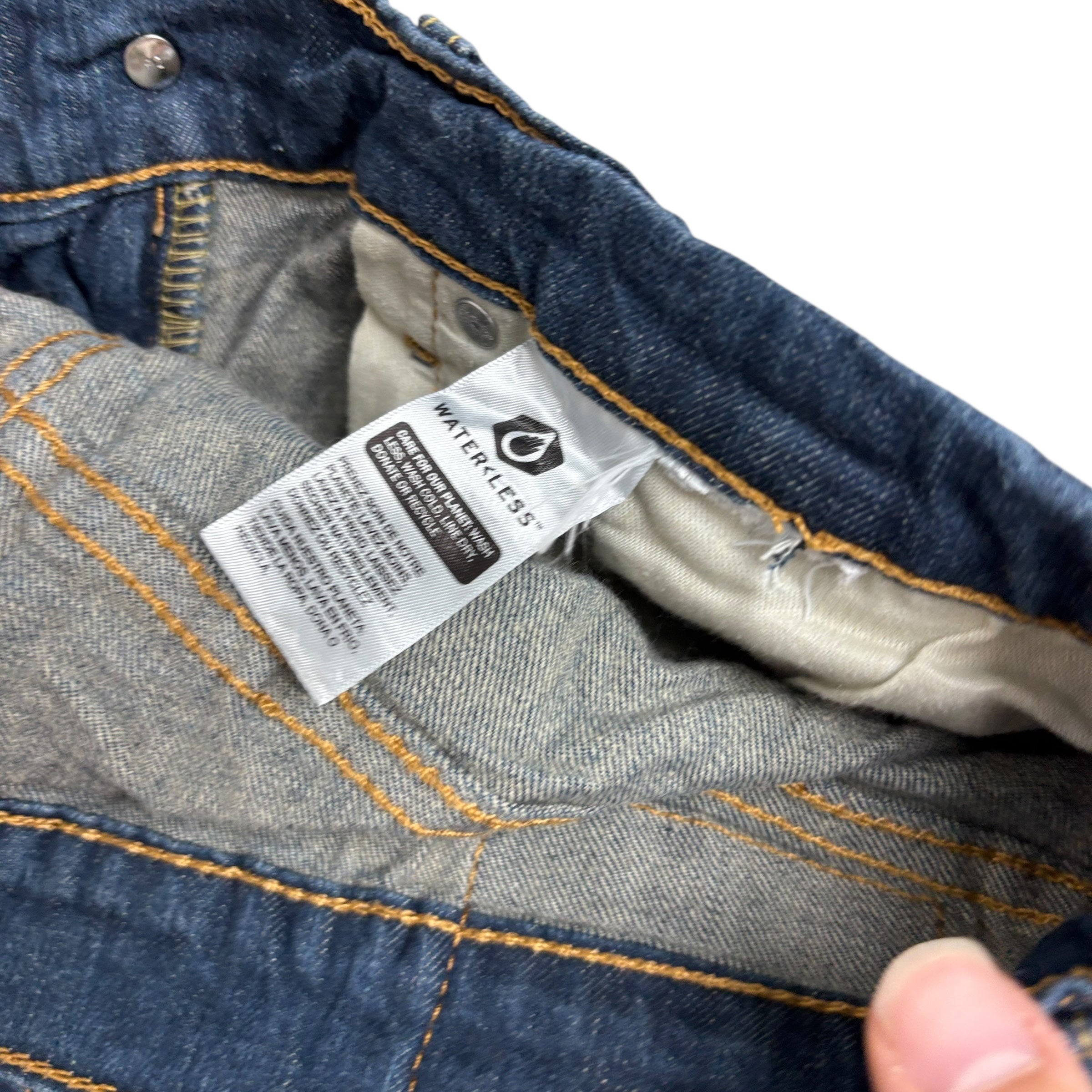 Levis 514 Jeans W34 L29 Mens Dark Blue Regular Straight Fit Stretch Denim