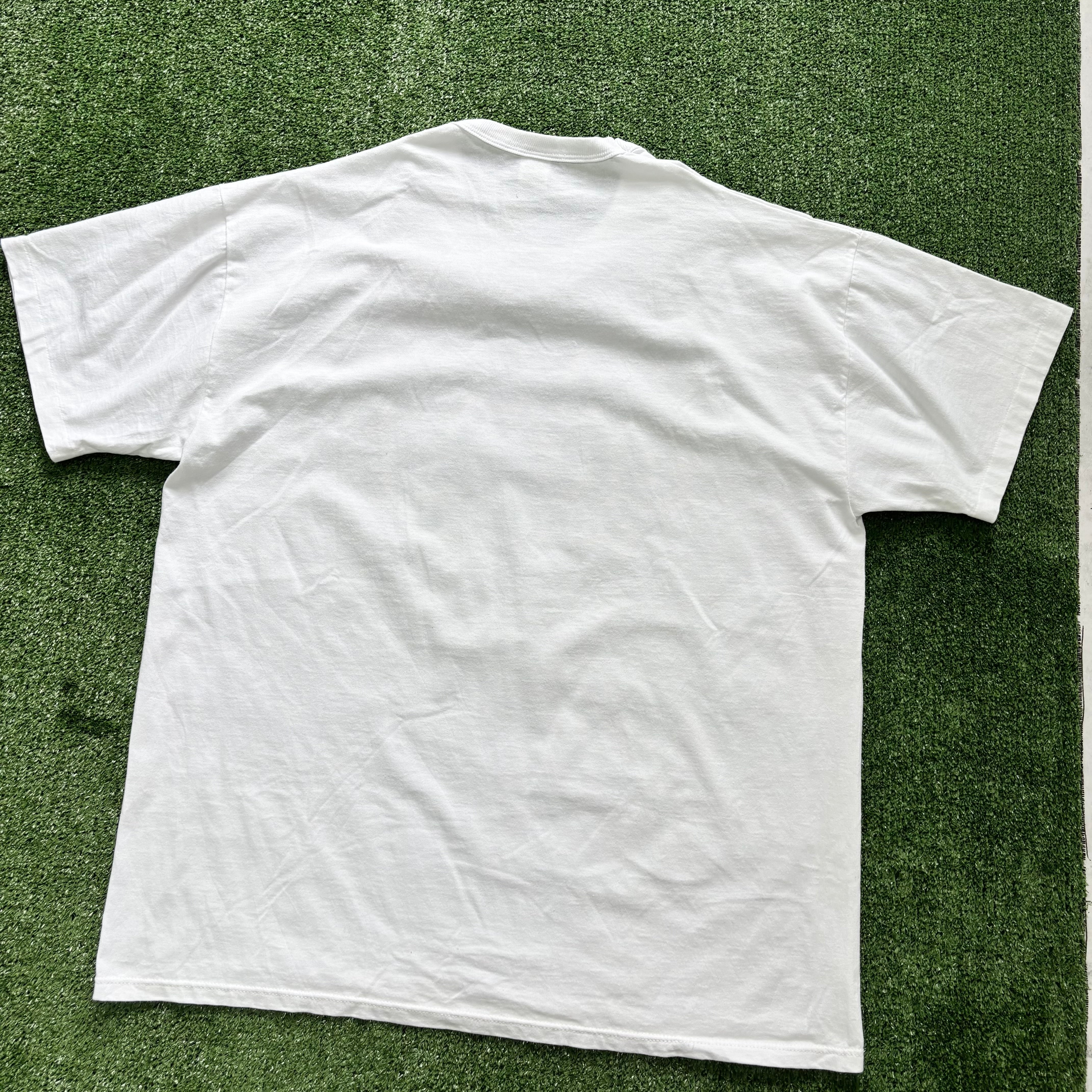 Vintage T Shirt Mens XL White Graphic Print 90s Softball (E)