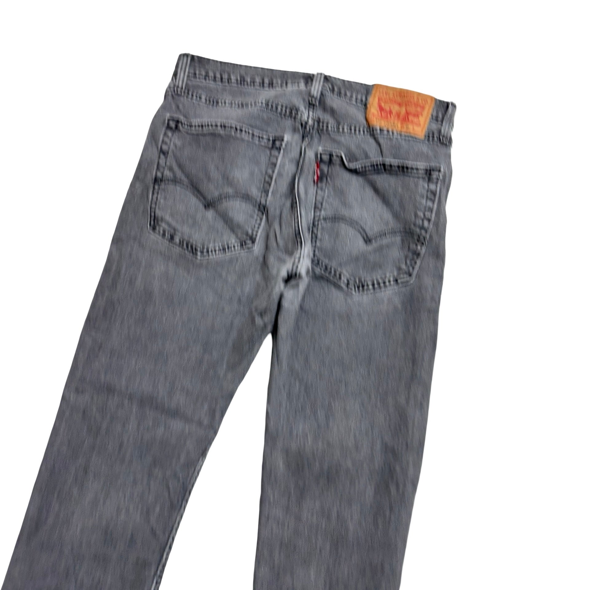 Levis 512 Lo-Ball Jeans W36 L33 Mens Grey Slim Tapered Fit Stretch Denim
