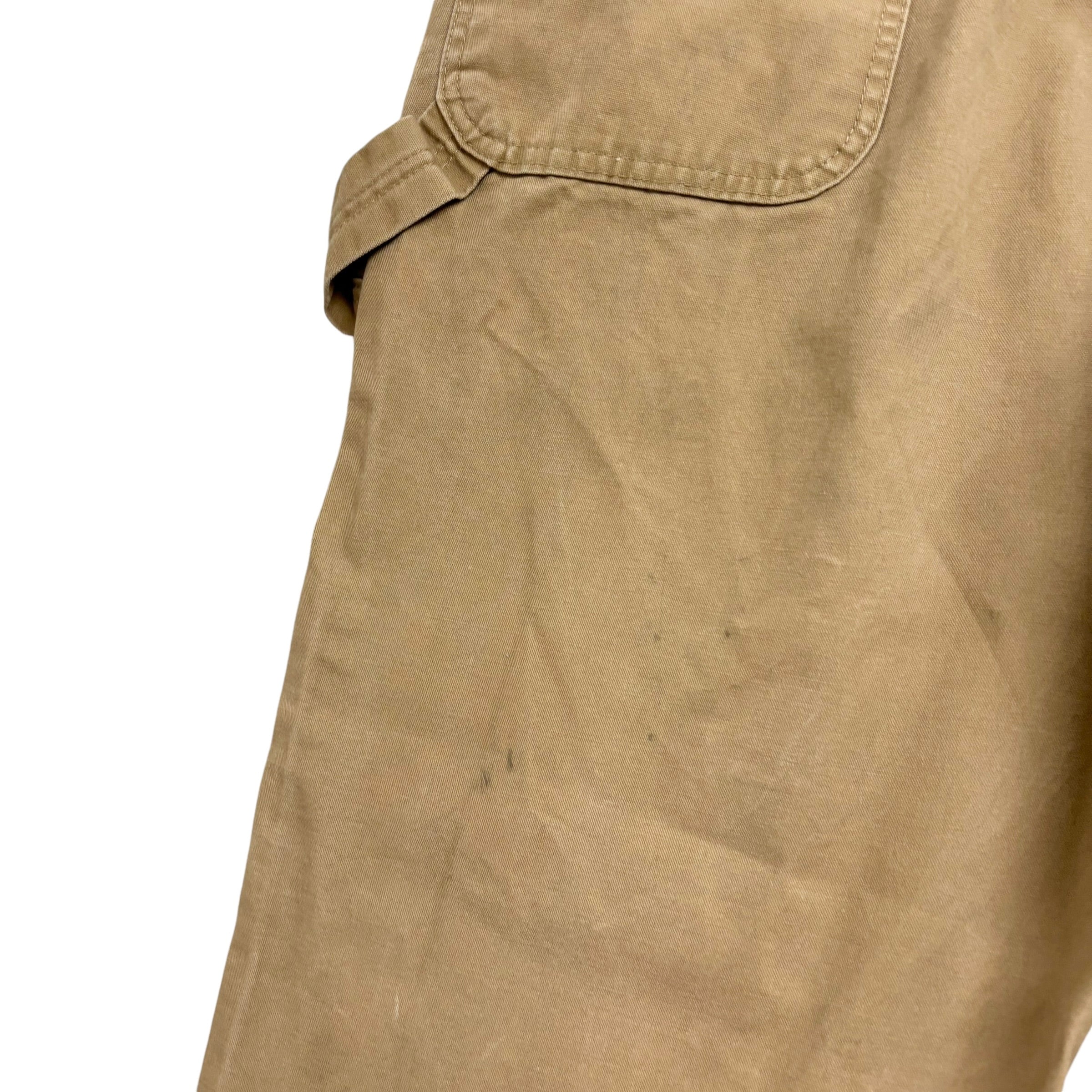 Wrangler Carpenter Pants W40 L32 Mens Brown Tan Baggy Relaxed Straight Fit